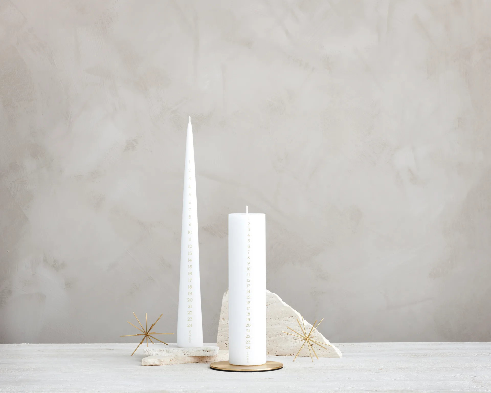 ester & erik świeca kalendarzowa cm, 31 pure white ester & erik