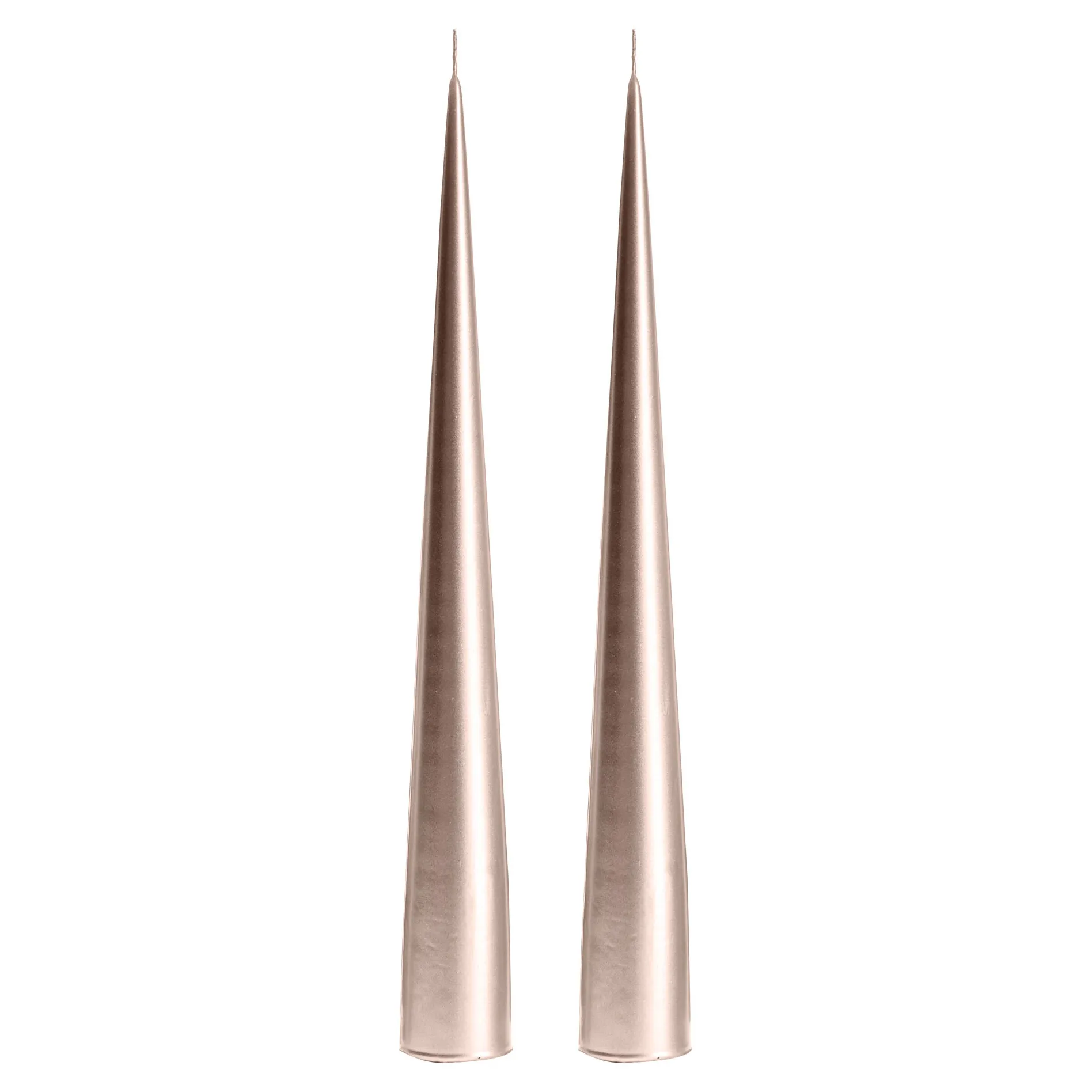 ester & erik świeca stożkowa 34 cm 2-pak metalik, Champagne 94 ester & erik