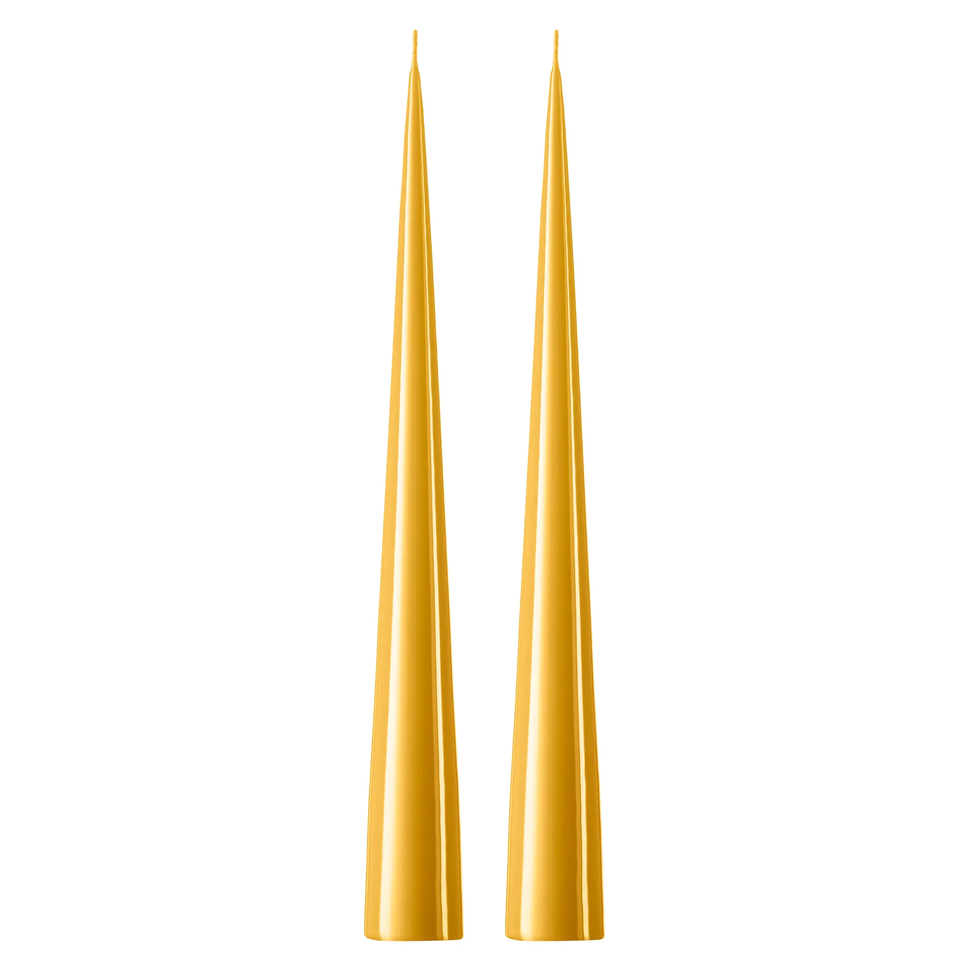 ester & erik świeca stożkowa 37 cm 2-pak lakierowany, Beige 14/2-0 ester & erik