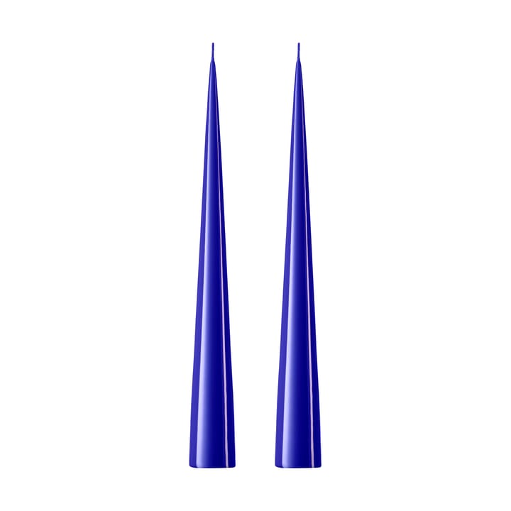 ester & erik świeca stożkowa 37 cm 2-pak lakierowany - Cornflower 48 - Ester & erik