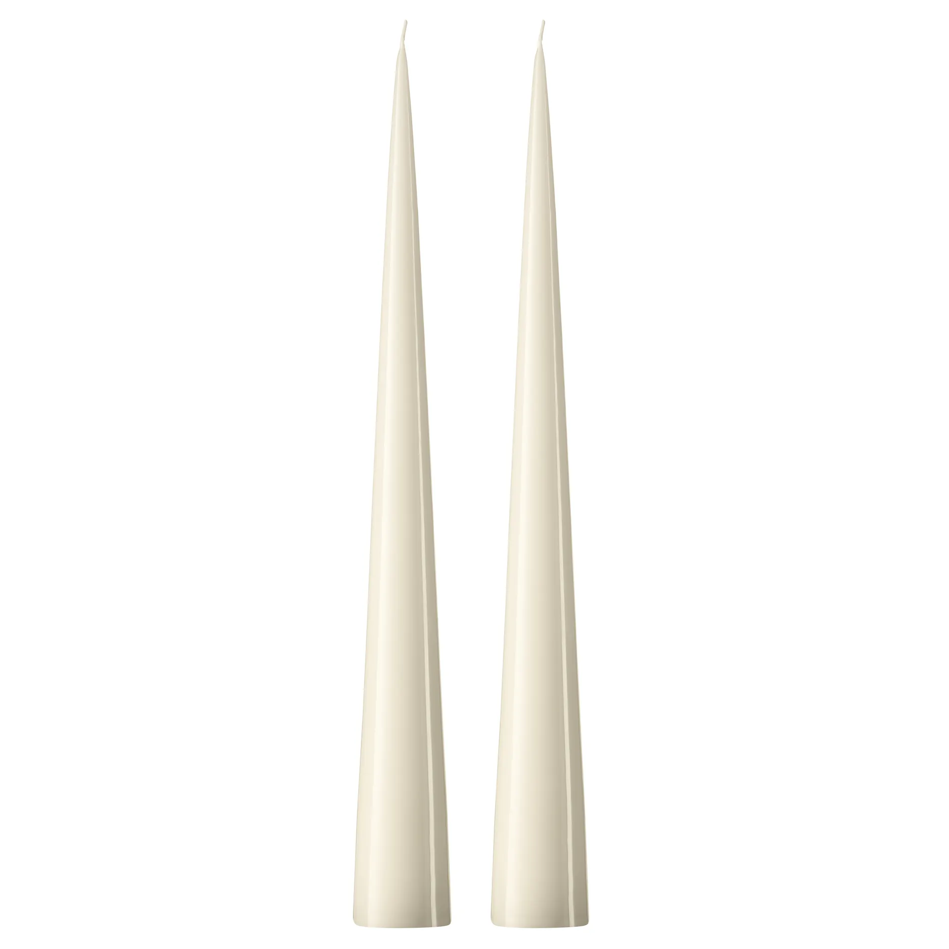 ester & erik świeca stożkowa 37 cm 2-pak lakierowany, Ivory 06-0 ester & erik