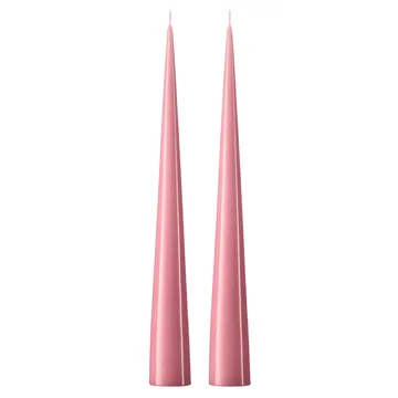 ester & erik świeca stożkowa 37 cm 2-pak lakierowany - Old rose 39-0 - ester & erik