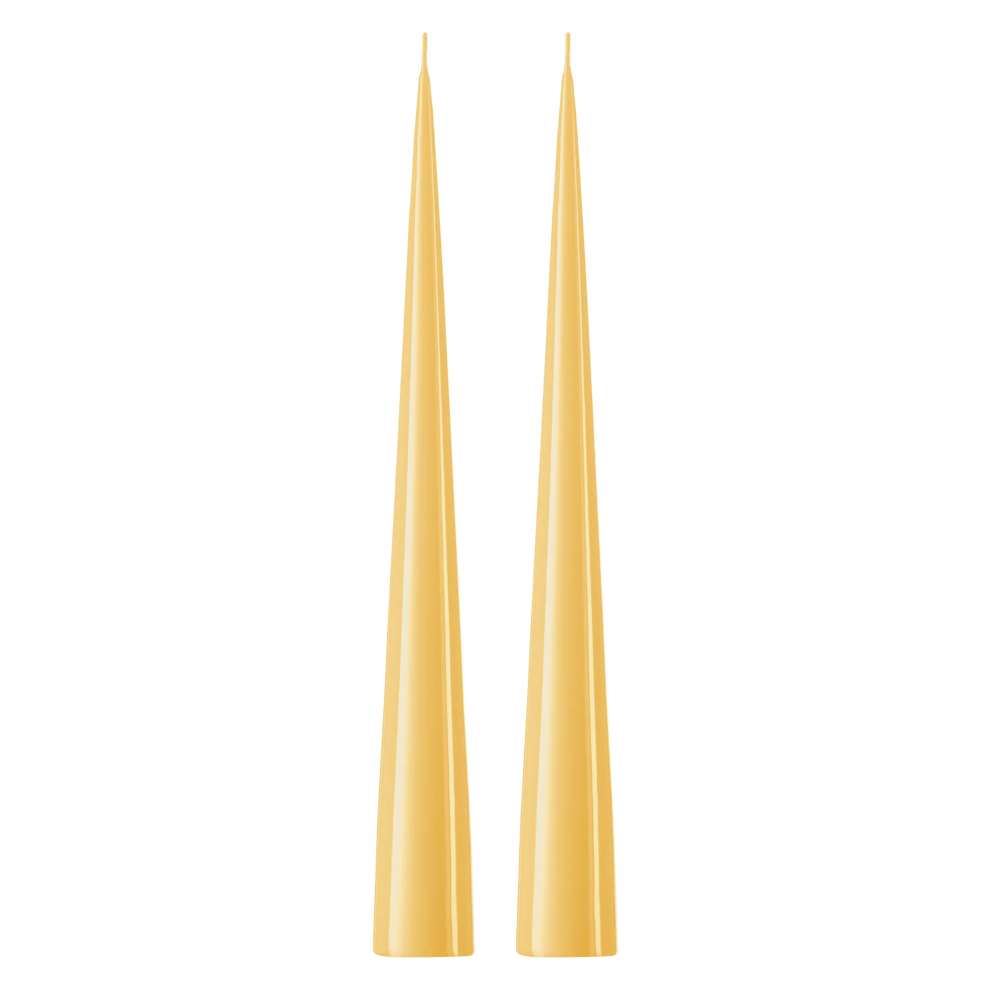 ester & erik świeca stożkowa 37 cm 2-pak lakierowany, Pale ginger 14-0 ester & erik