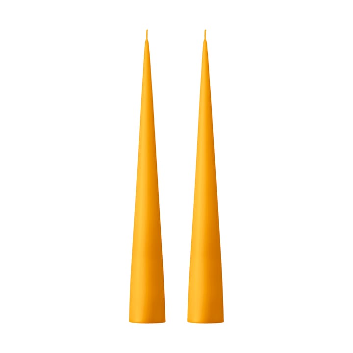 ester & erik świeca stożkowa 37 cm 2-pak matowa - 85 Mango - Ester & erik