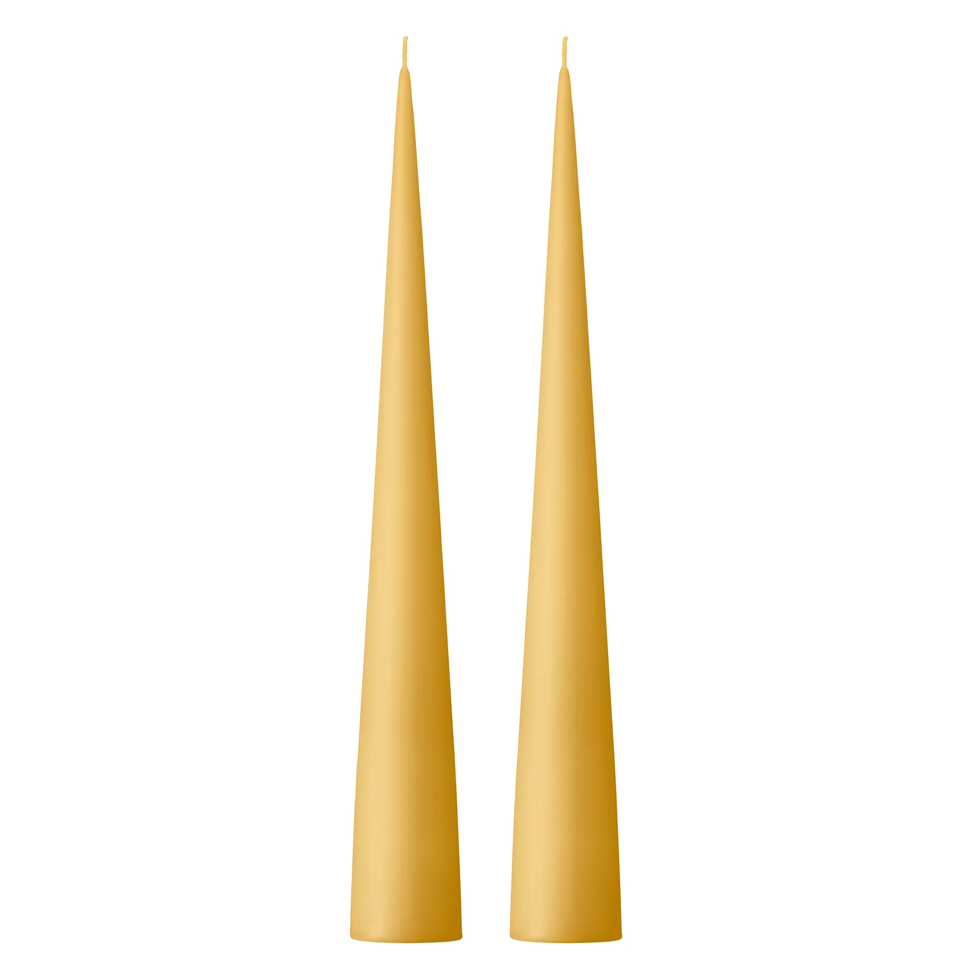ester & erik świeca stożkowa 37 cm 2-pak matowa, Beige 14/2 ester & erik