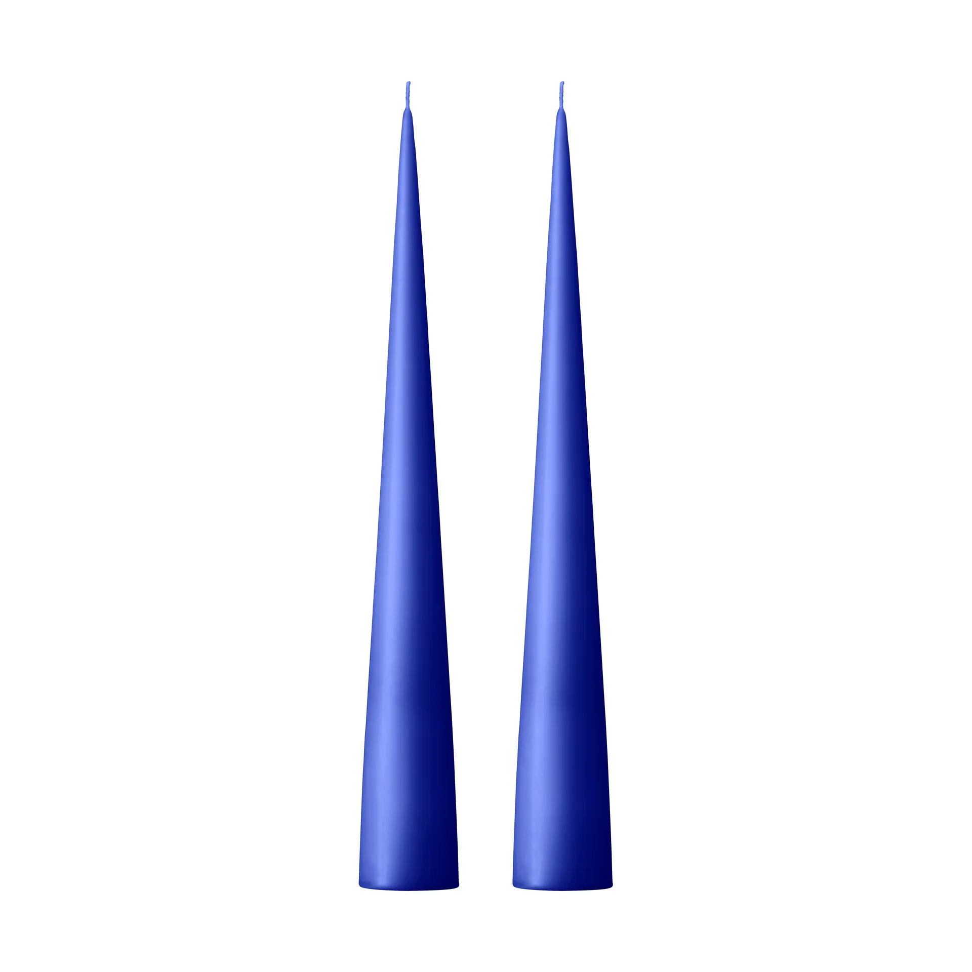 ester & erik świeca stożkowa 37 cm 2-pak matowa, Cornflower 48 ester & erik