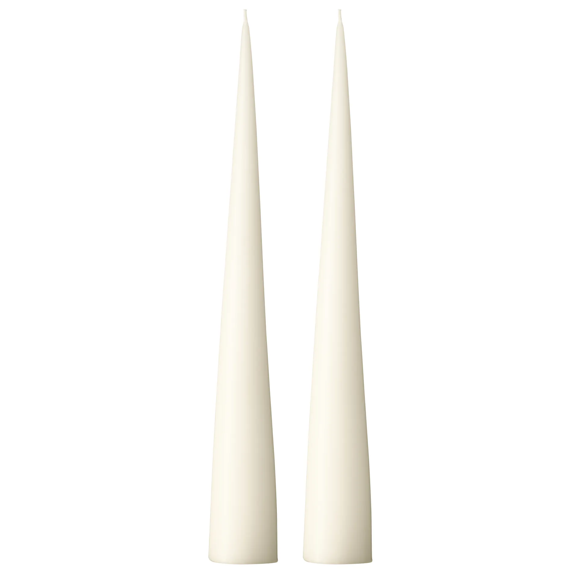 ester & erik świeca stożkowa 37 cm 2-pak matowa, Ivory 06 ester & erik