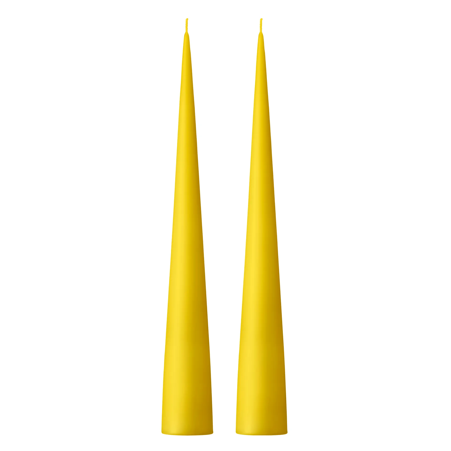 ester & erik świeca stożkowa 37 cm 2-pak matowa, Lemon drop 15 ester & erik