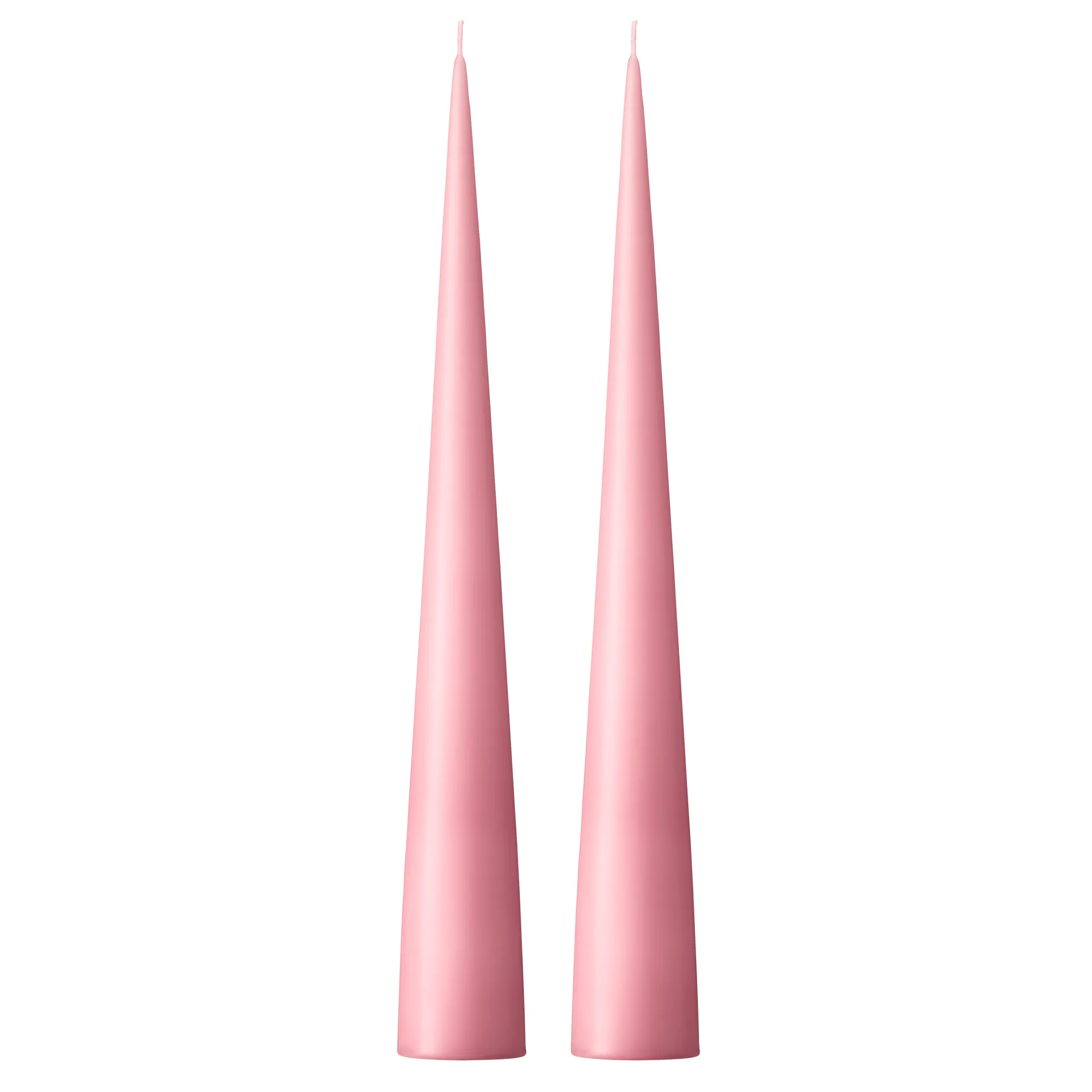 ester & erik świeca stożkowa 37 cm 2-pak matowa, Old rose 39 ester & erik