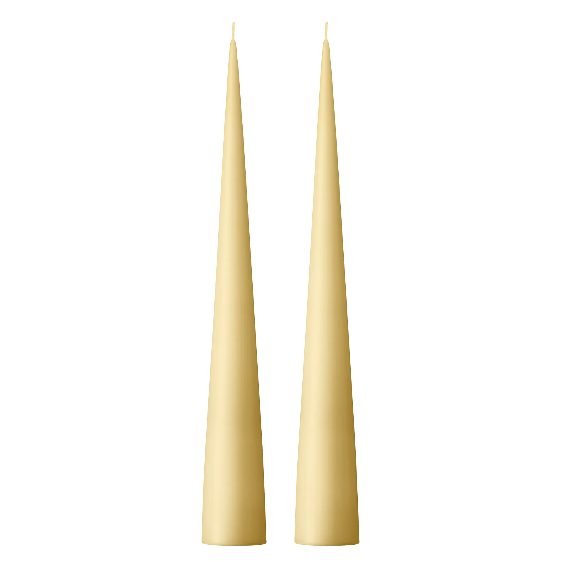 ester & erik świeca stożkowa 37 cm 2-pak matowa, Pale ginger 14 ester & erik
