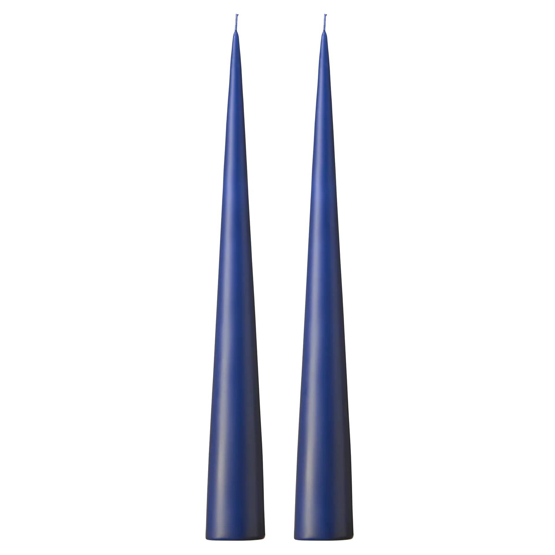 ester & erik świeca stożkowa 37 cm 2-pak matowa, Royal navy 28 ester & erik