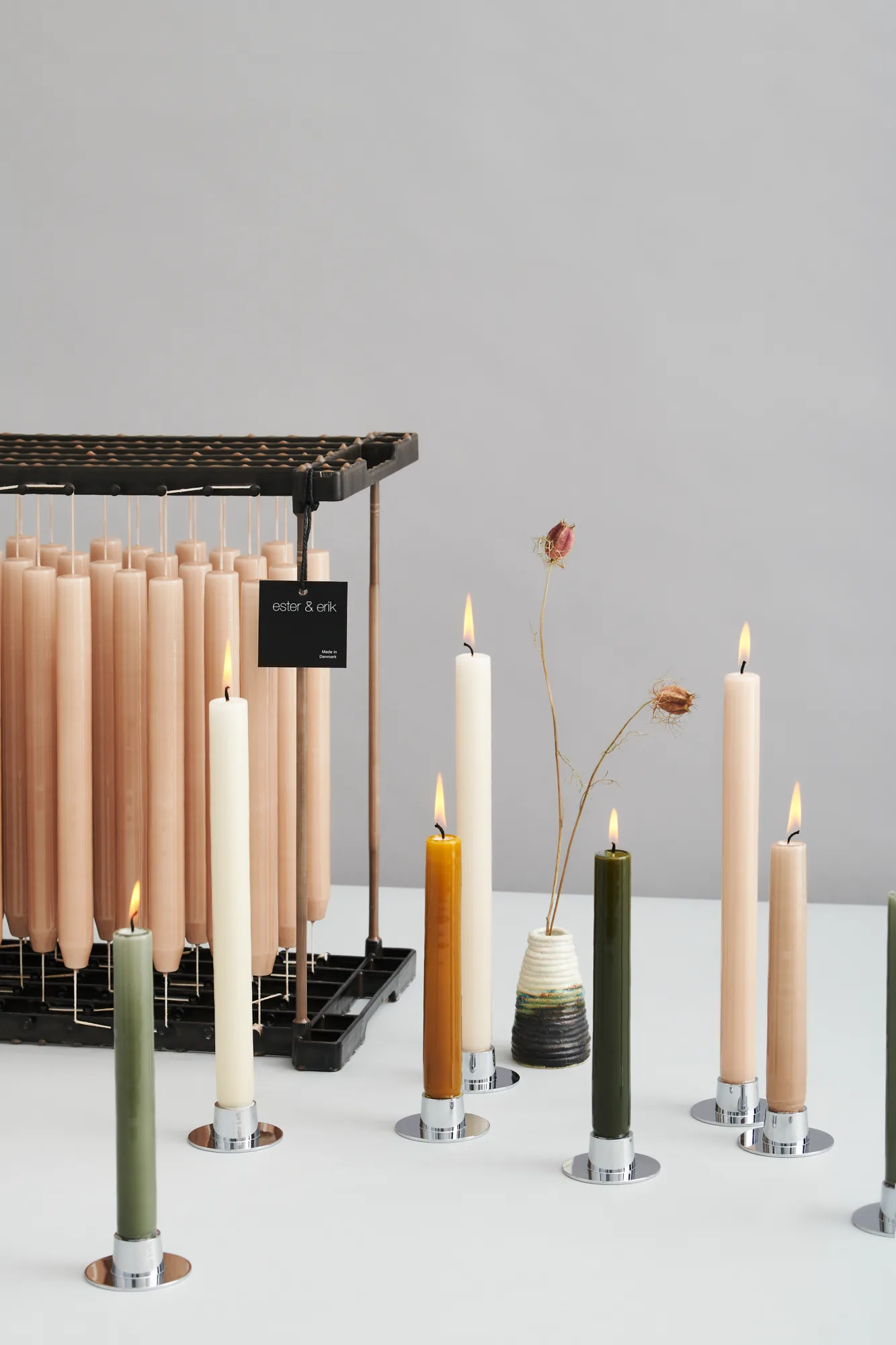 ester & erik świecznik blank 2-pack, Stal nierdzewna ester & erik