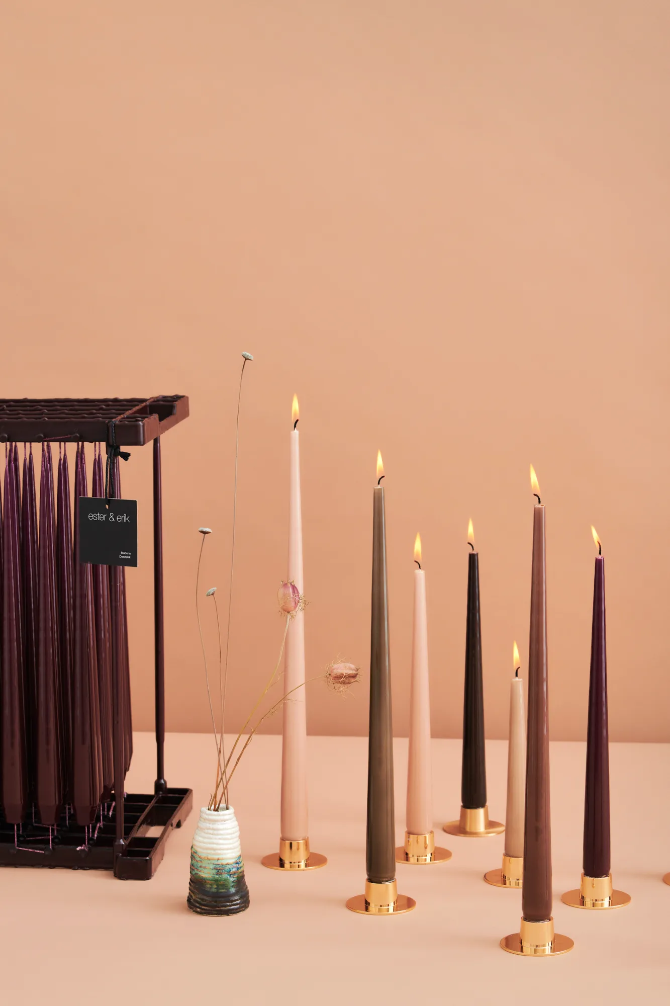 ester & erik świecznik blank 2-pack, Złoto ester & erik