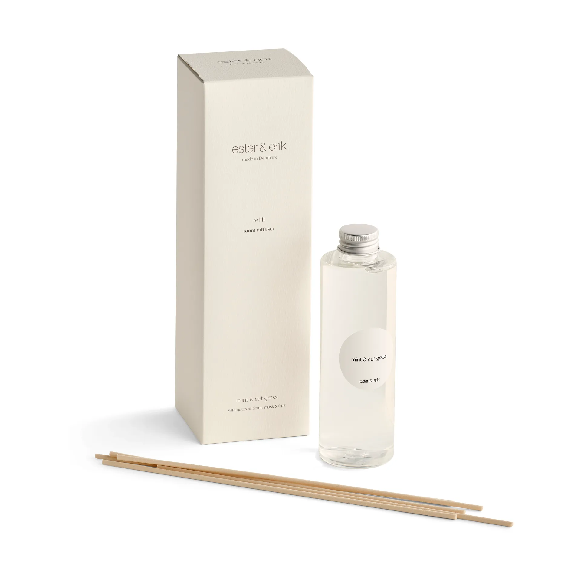 Napełnienie ester & erik patyczki zapachowe, Mint & cut grass ester & erik