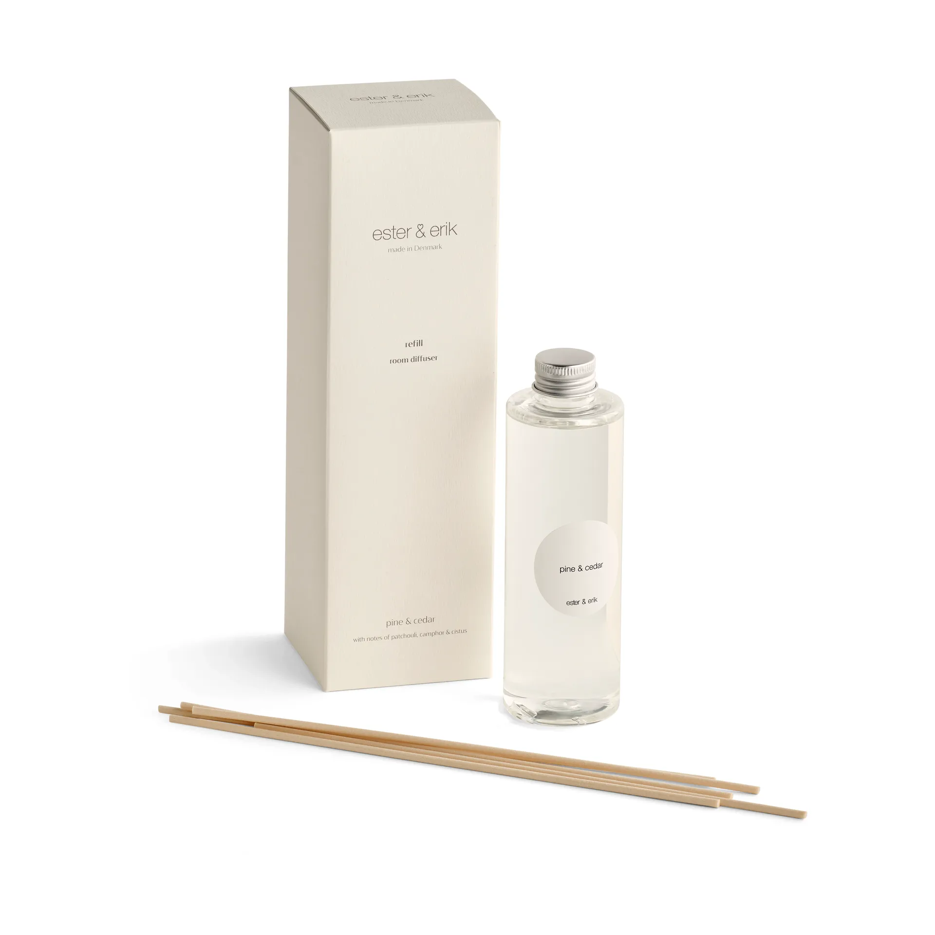 Napełnienie ester & erik patyczki zapachowe, Pine & cedar ester & erik
