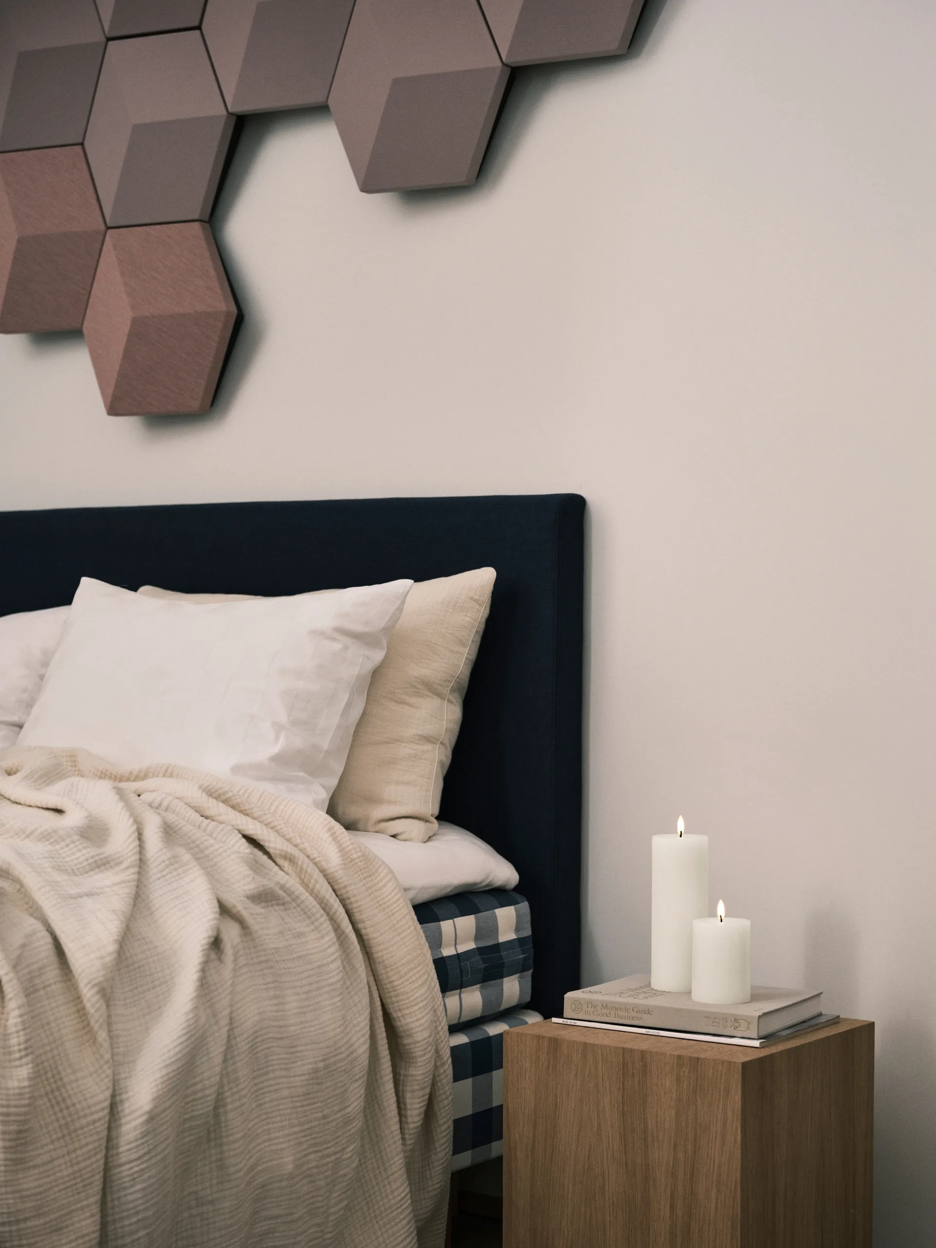 Świeczka LED ester & erik, 06 Ivory, 20cm ester & erik