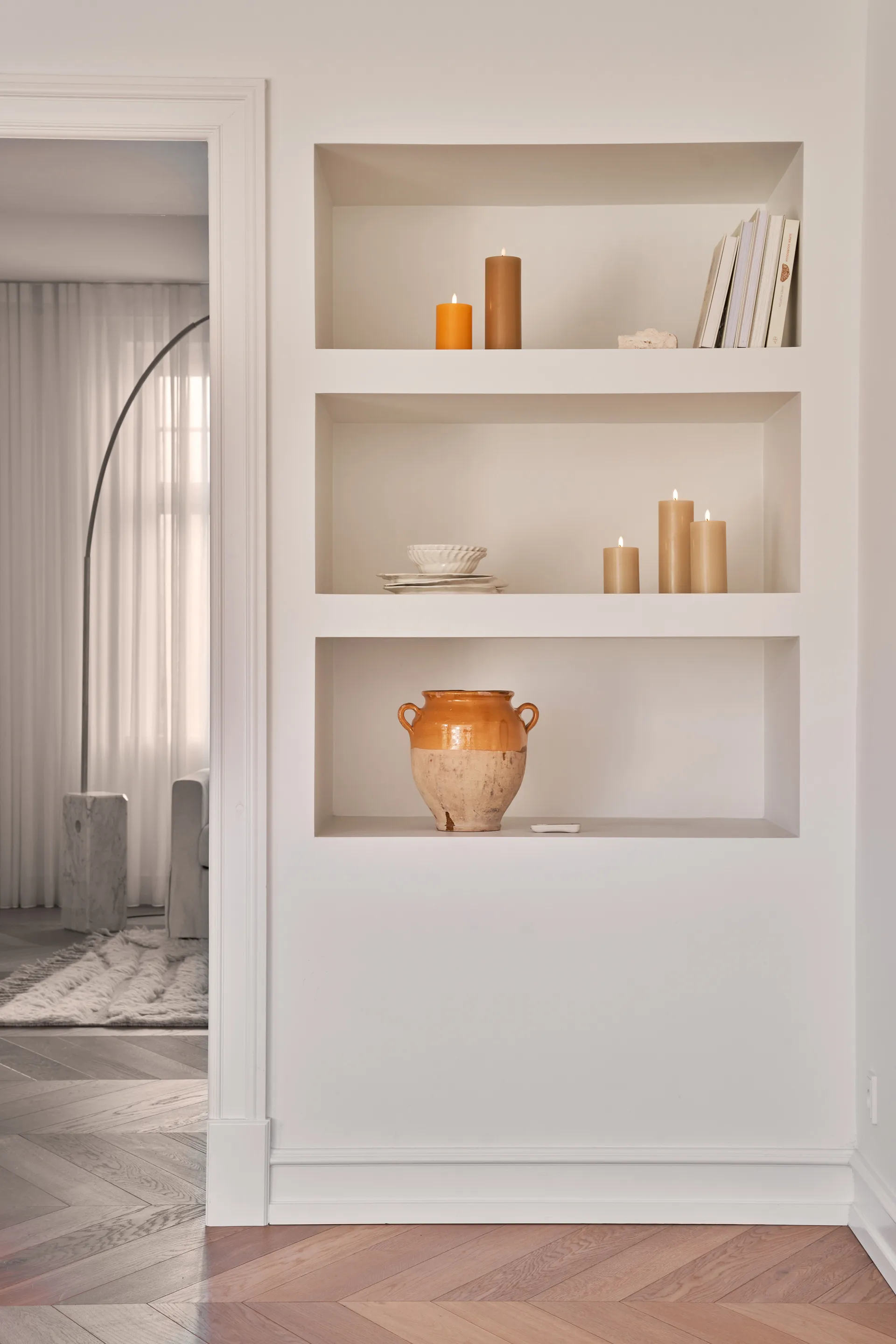 Świeczka LED ester & erik, 14 Pale ginger, 10cm ester & erik