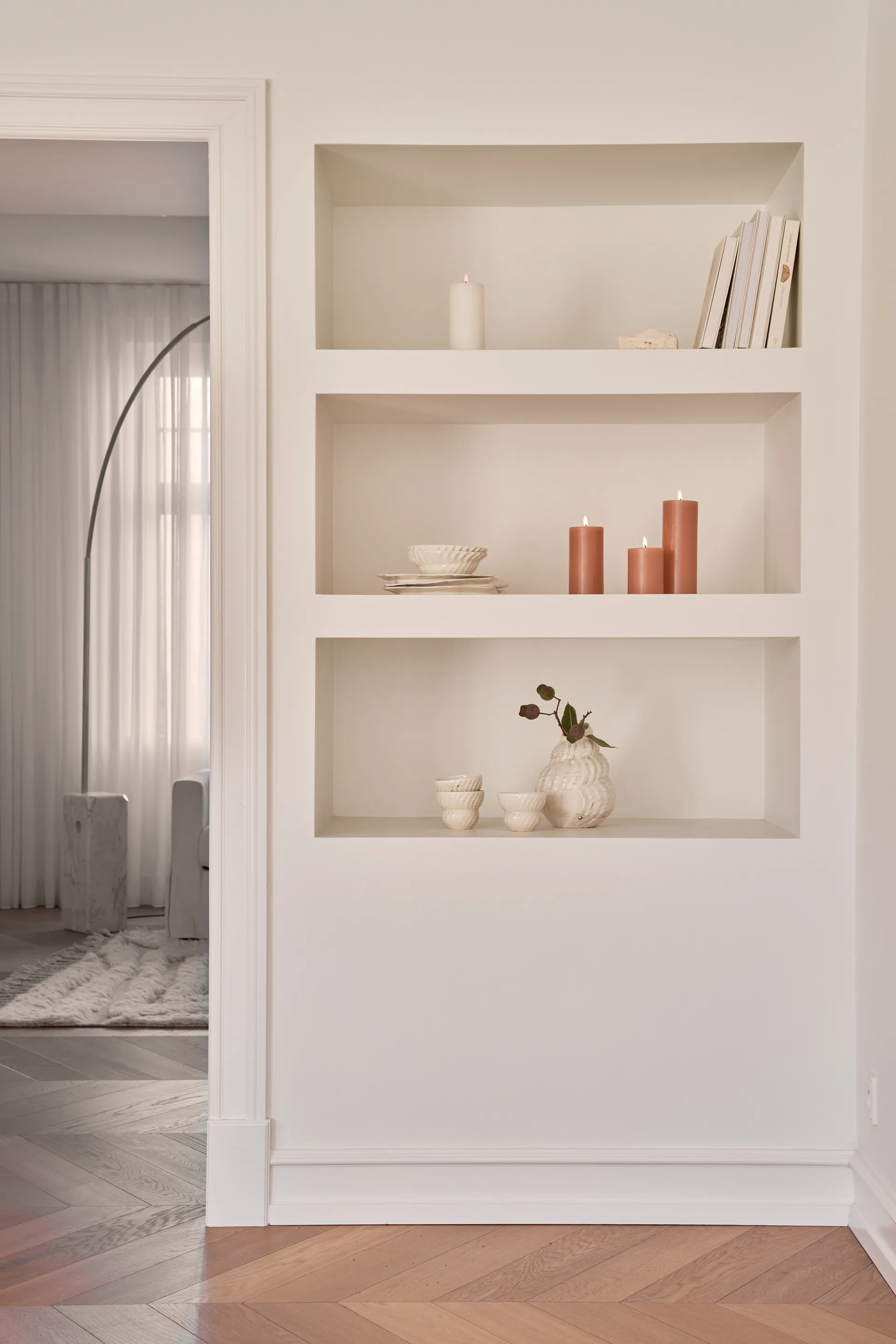 Świeczka LED ester & erik, 20 Rosy caramel, 20cm ester & erik