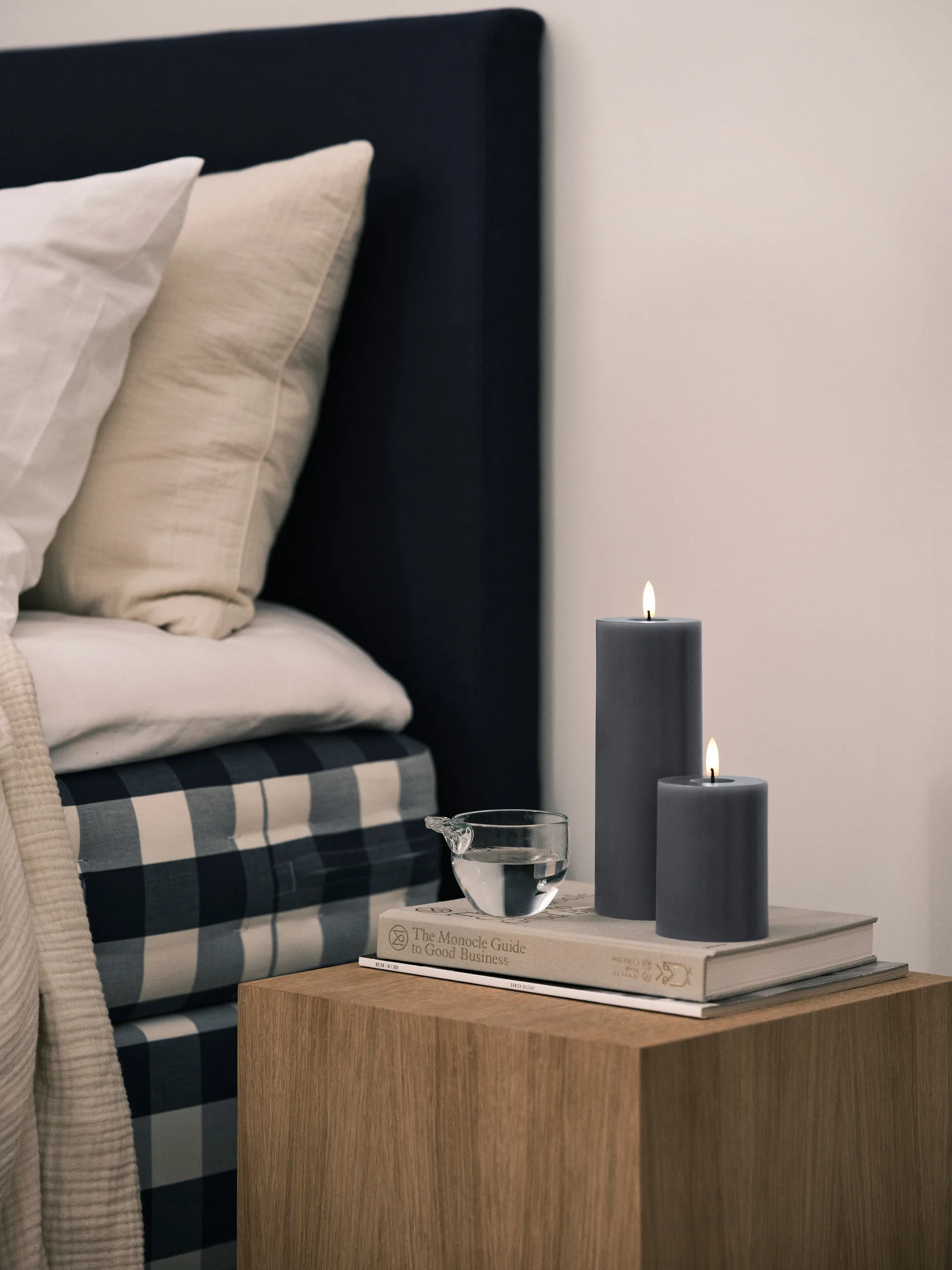 Świeczka LED ester & erik, 74 Dark Slate, 20cm ester & erik