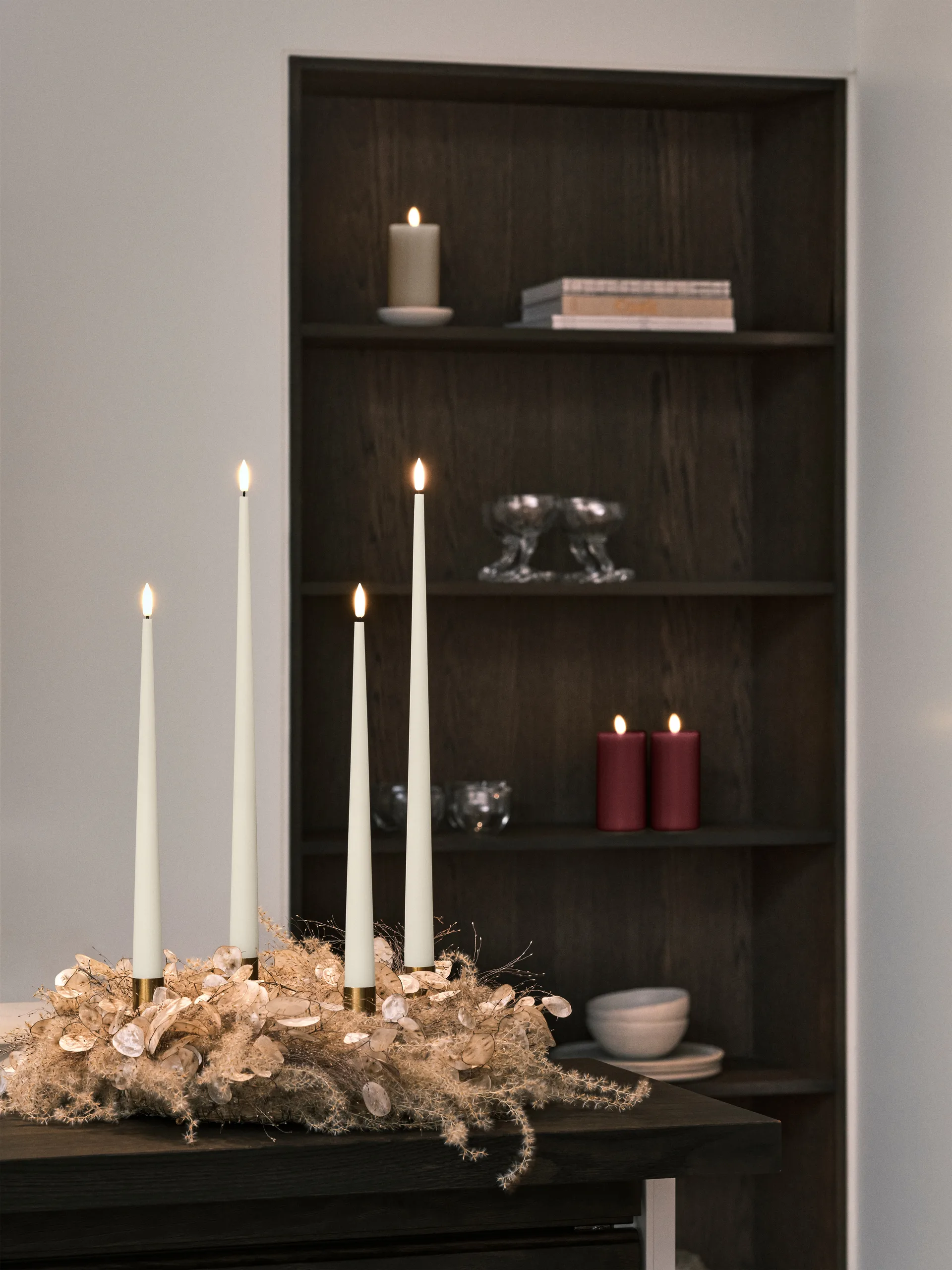 Świeczki LED ester & erik, 2 szt., 06 Ivory, 30cm ester & erik