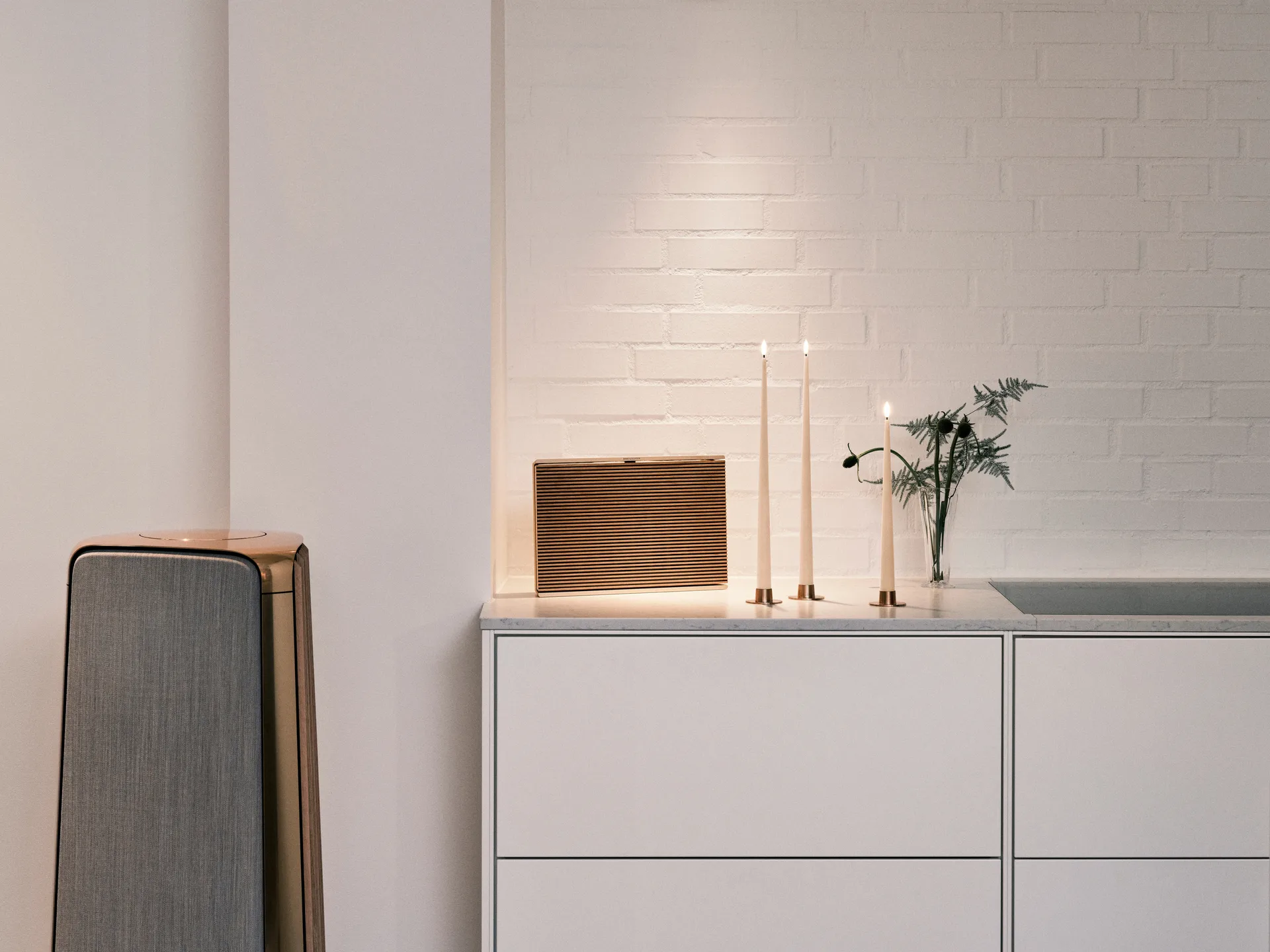 Świeczki LED ester & erik, 2 szt., 11 Ice Latte , 30 cm ester & erik