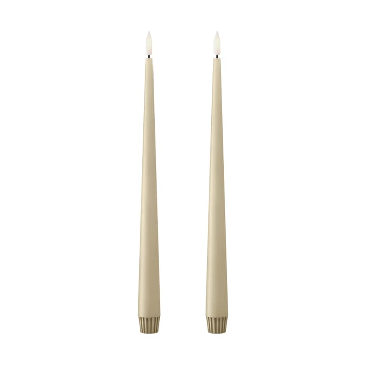 Świeczki LED ester & erik, 2 szt. - 14 Pale ginger , 30 cm - Ester & erik