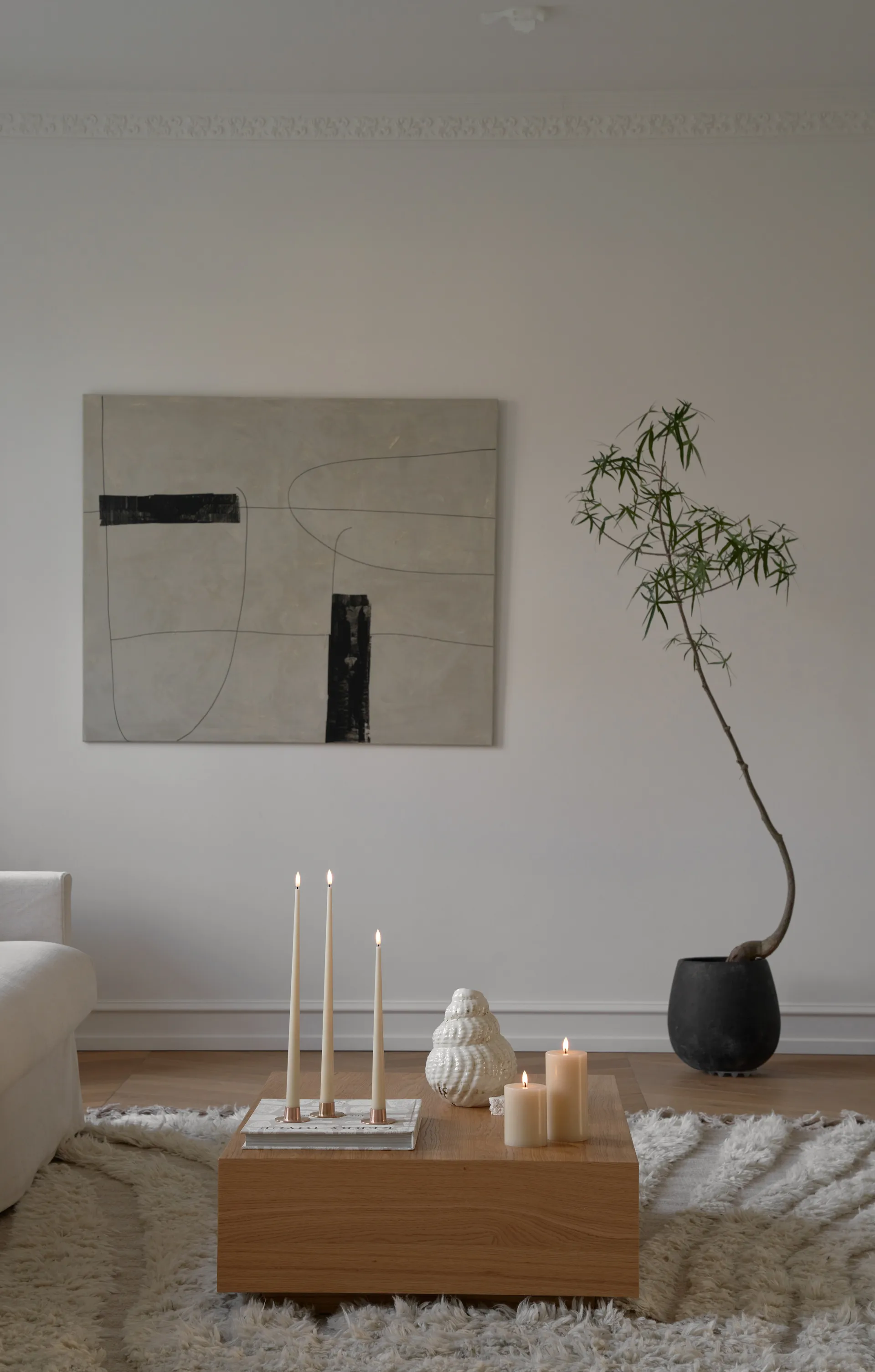 Świeczki LED ester & erik, 2 szt., 14 Pale ginger, 40cm ester & erik