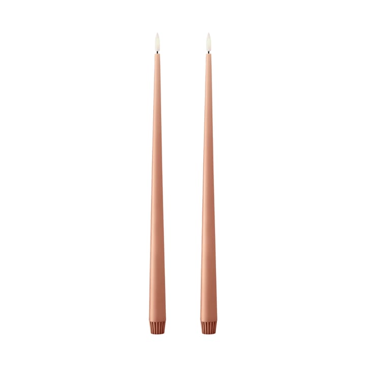 Świeczki LED ester & erik, 2 szt. - 20 Rosy caramel, 40cm - Ester & erik