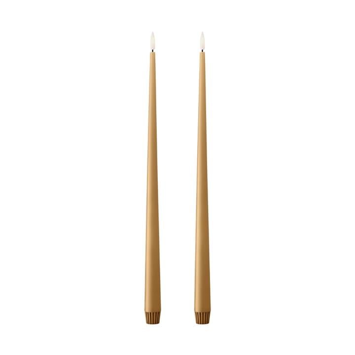 Świeczki LED ester & erik, 2 szt. - 27 Almond butter, 40cm - Ester & erik