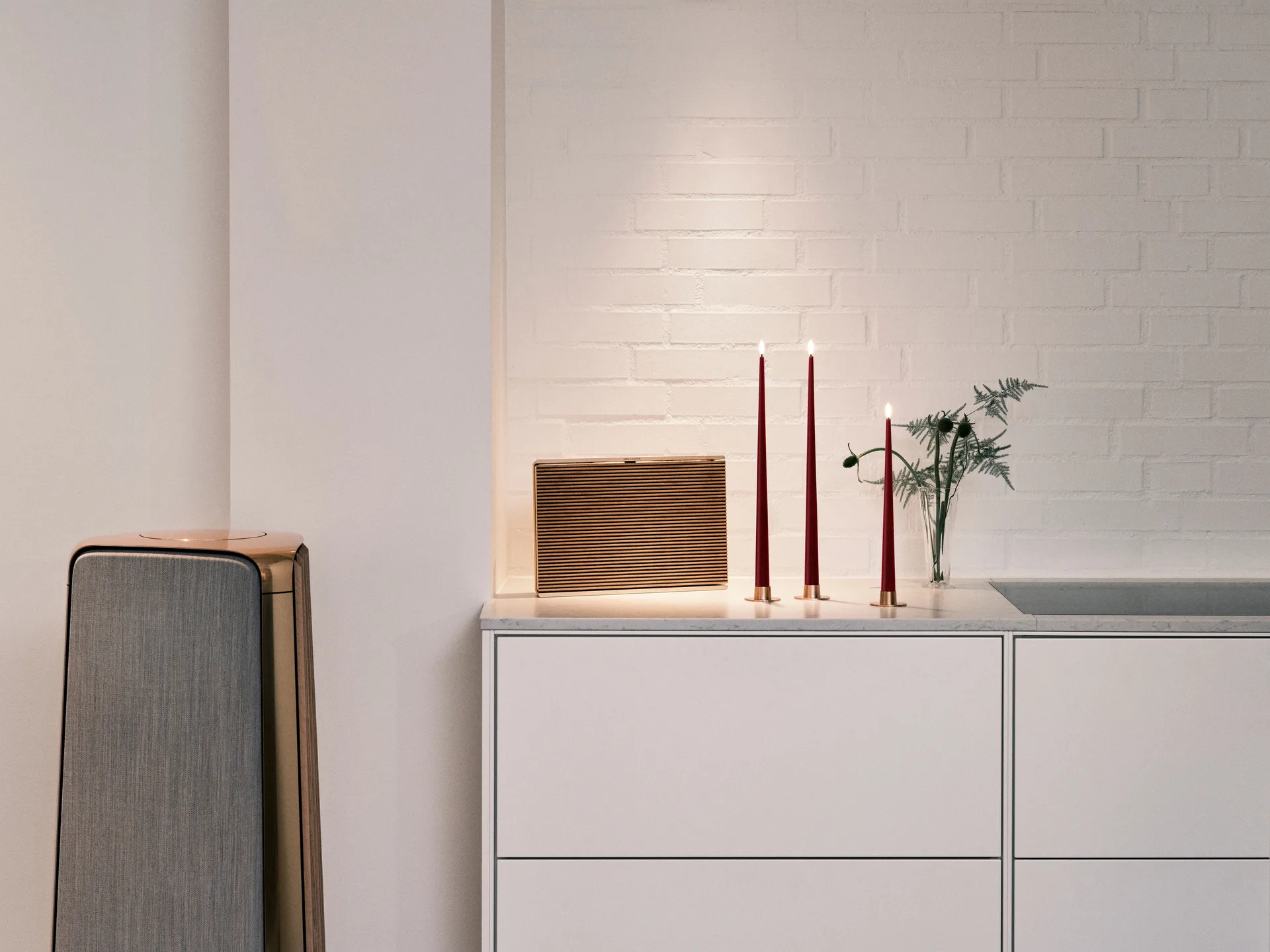 Świeczki LED ester & erik, 2 szt., 44/2 Deep Wine , 30 cm ester & erik