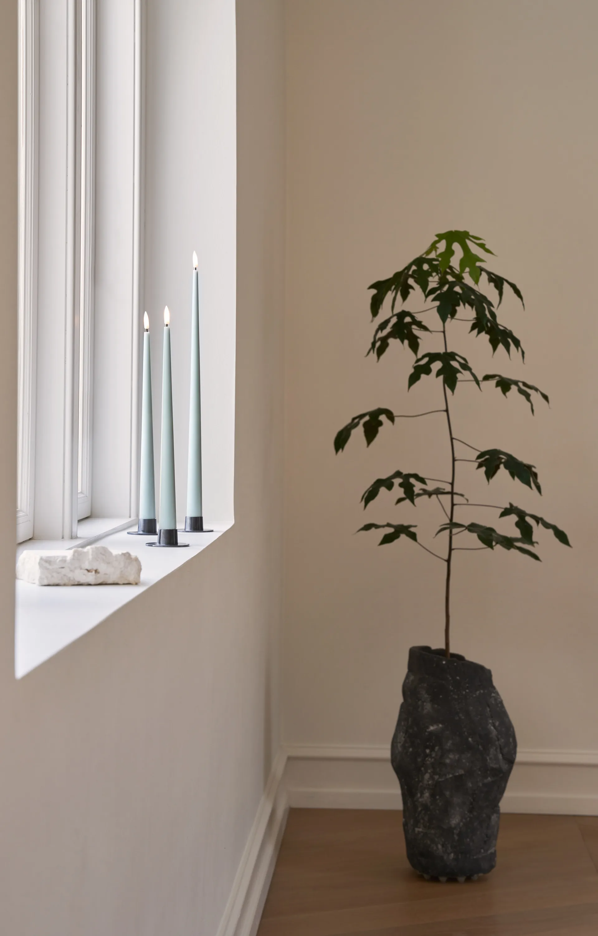 Świeczki LED ester & erik, 2 szt., 67 Jade stone, 40cm ester & erik