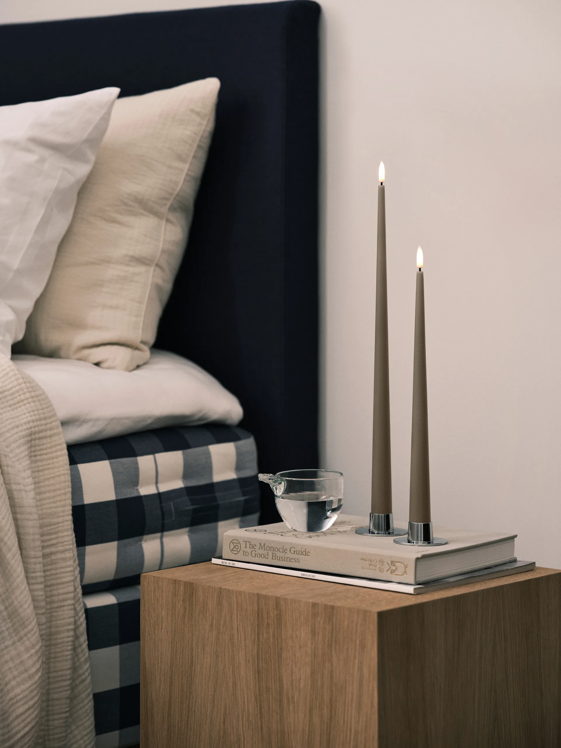 Świeczki LED ester & erik, 2 szt., 77 Caviar , 30 cm ester & erik