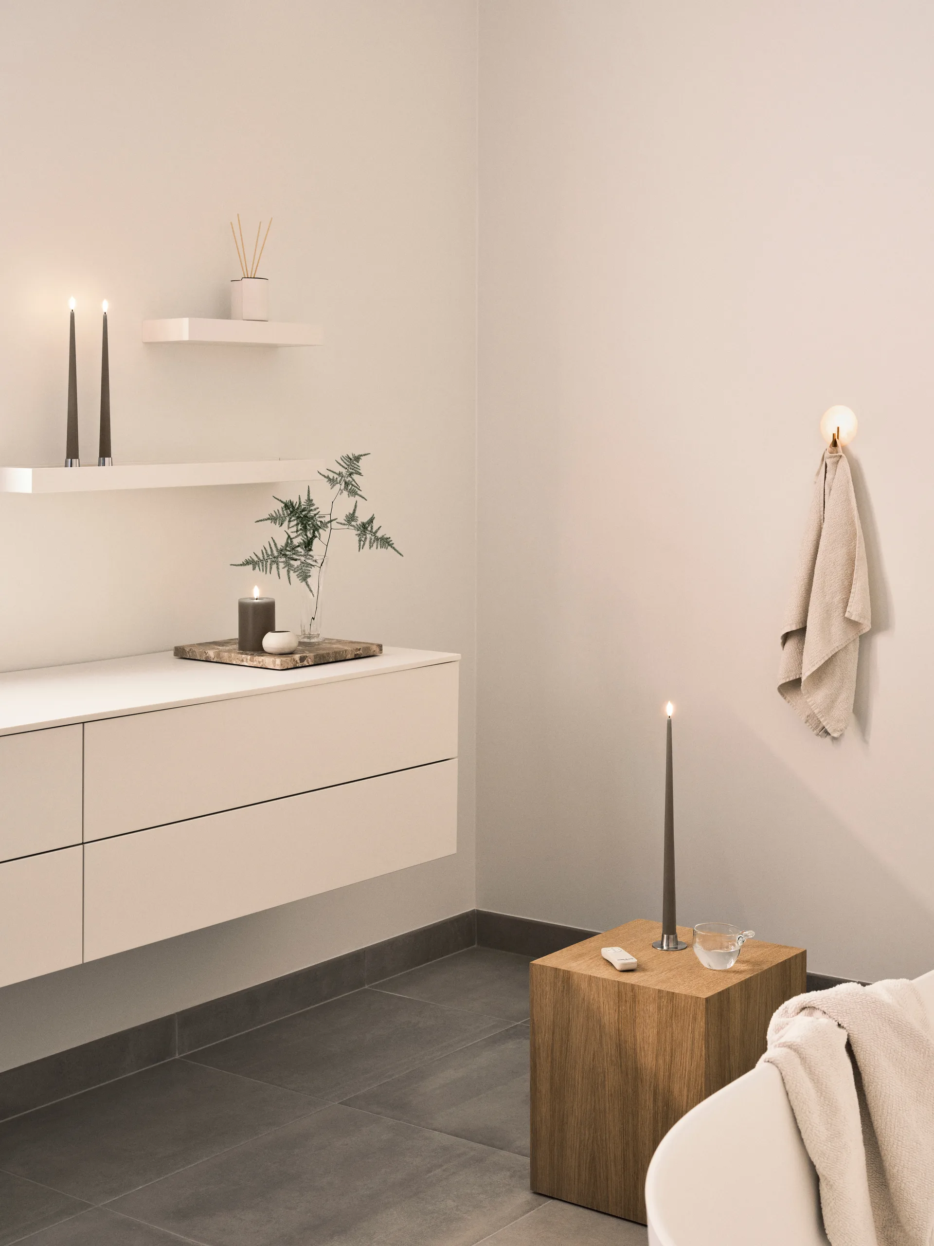 Świeczki LED ester & erik, 2 szt., 77 Caviar , 30 cm ester & erik