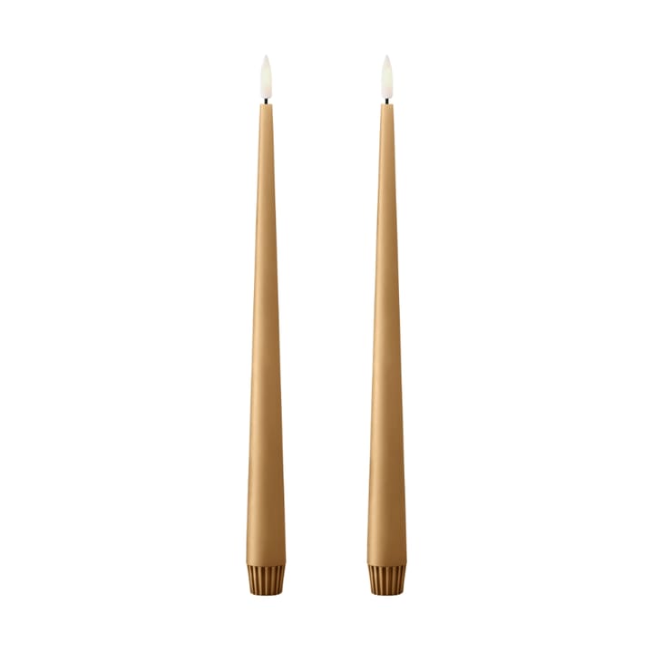 Świeczki LED ester & erik, 30 cm 2 szt. - 27 Almond butter - Ester & erik