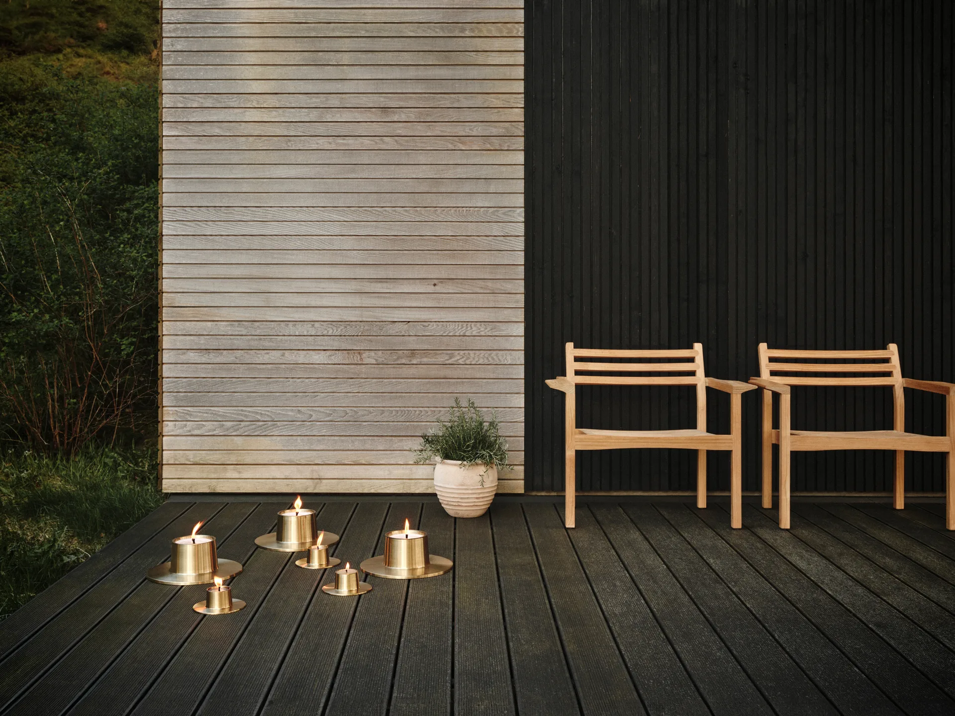 Świecznik zewnętrzny ester & erik Large 32,3 cm, Gold ester & erik