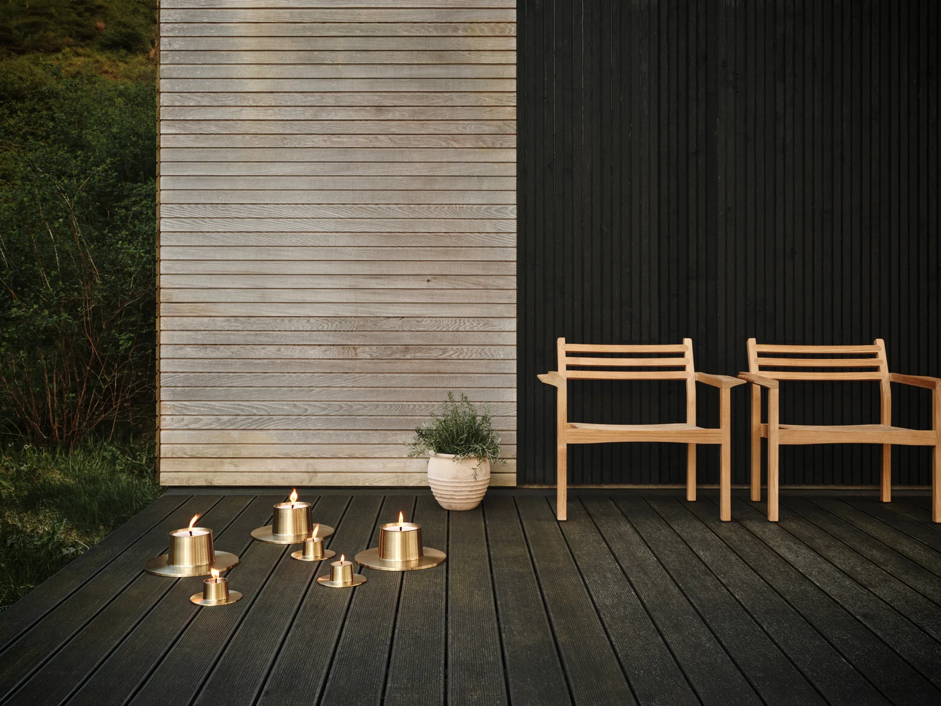 Świecznik zewnętrzny ester & erik Small Ø16 cm, Gold ester & erik