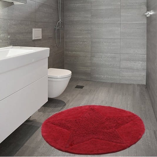 Dywan okrągły Star, czerwony Etol Design