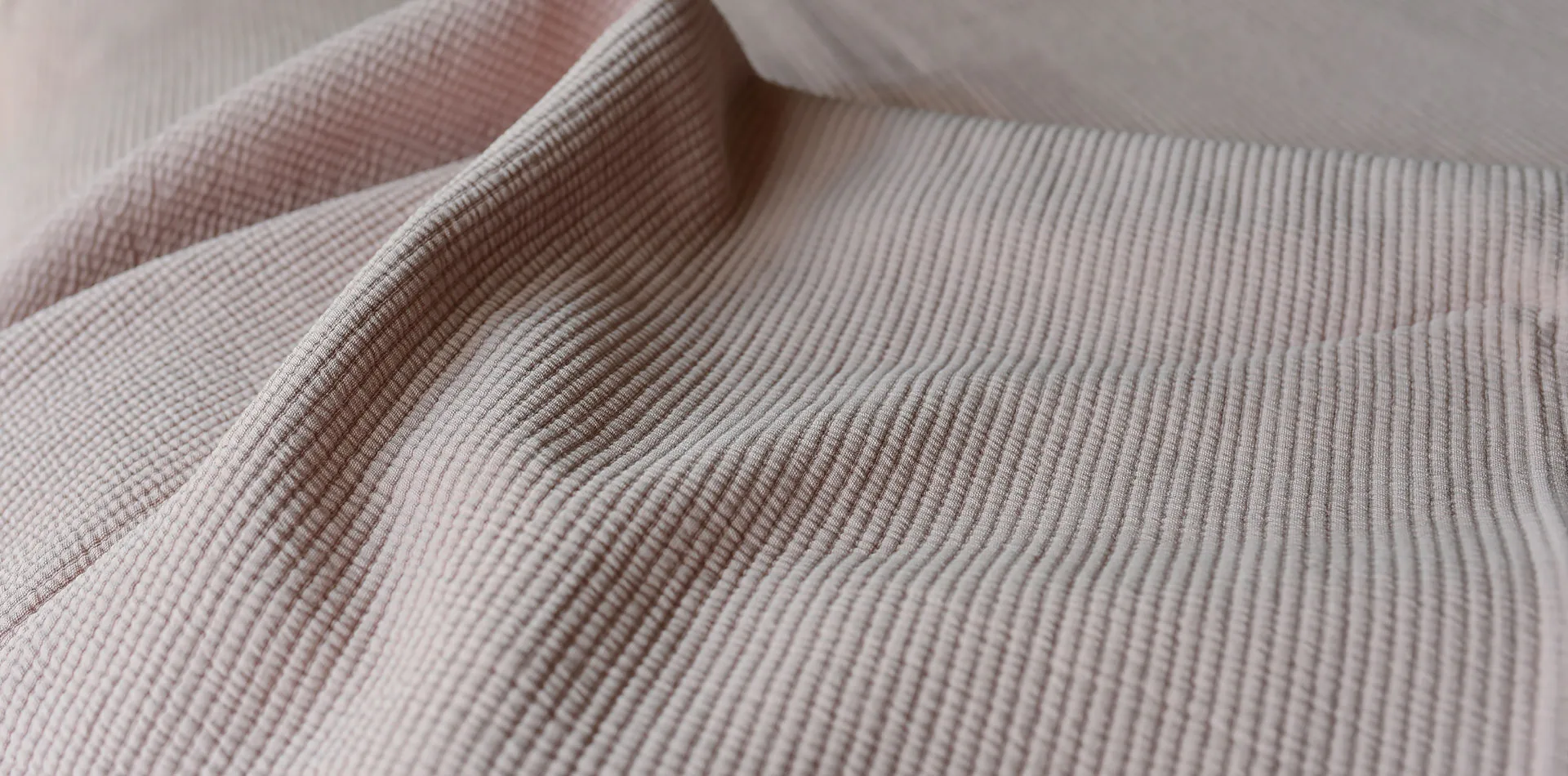 Stripe narzuta na łóżko z pranej bawełny 180x260, Dusty rose Etol Design