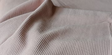 Stripe narzuta na łóżko z pranej bawełny 260x260 - Dusty rose - Etol Design