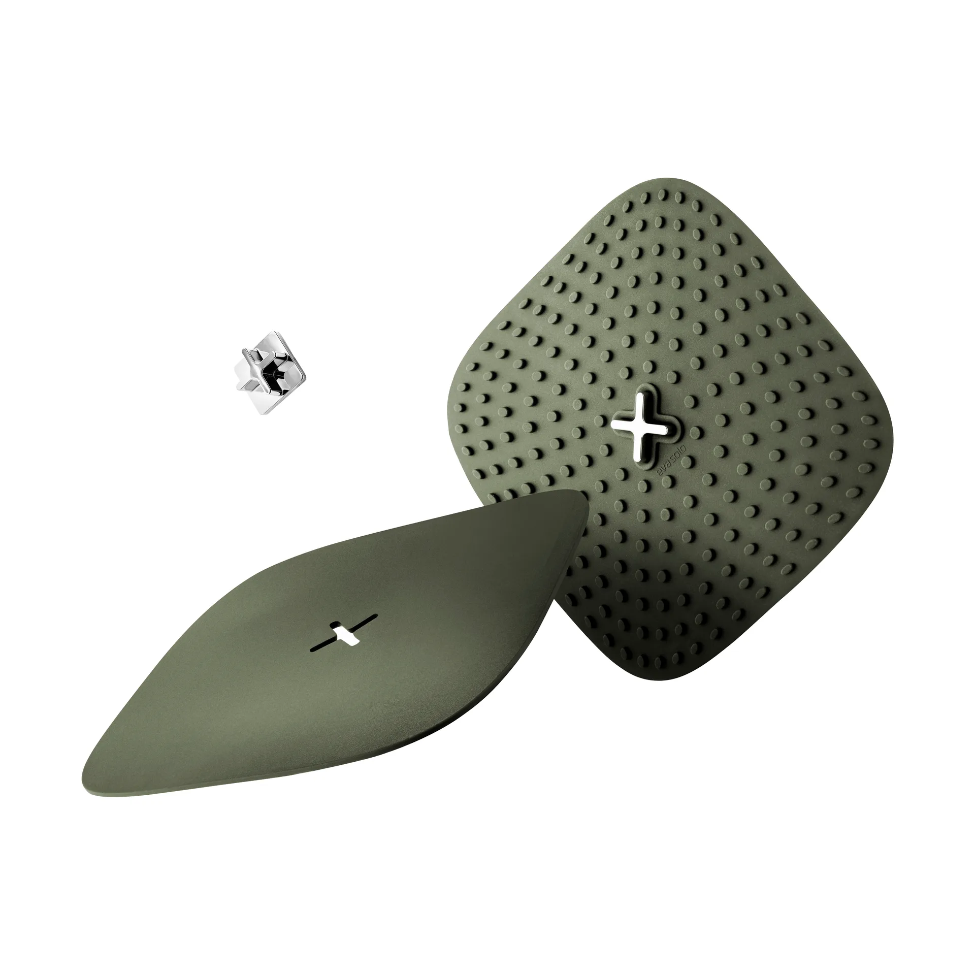 Łapki kuchenne Green Tool  z haczykiem 18x18 cm 2 szt., Zielony Eva Solo