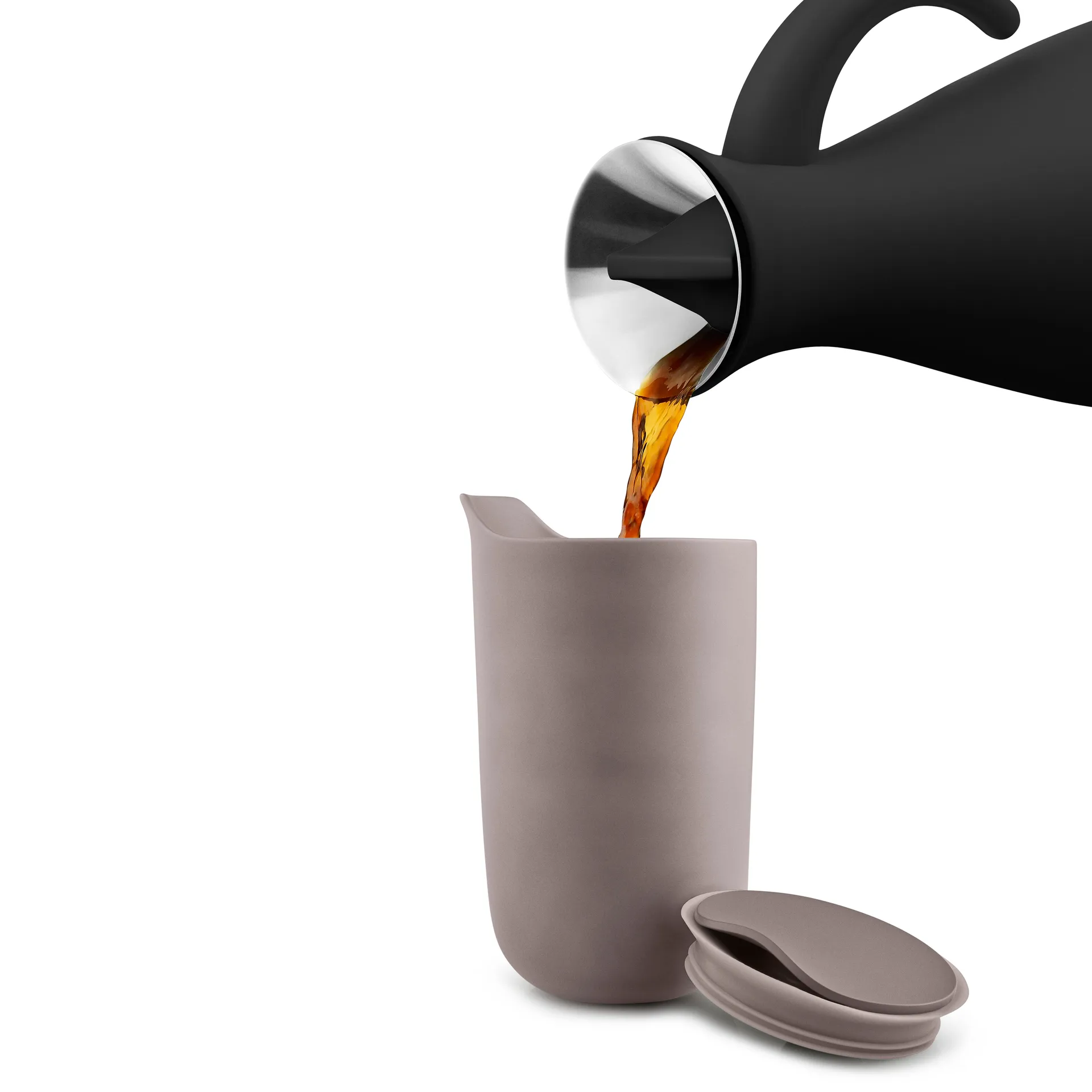 Eva Solo ceramiczny kubek termiczny 28 kl., Szary Eva Solo