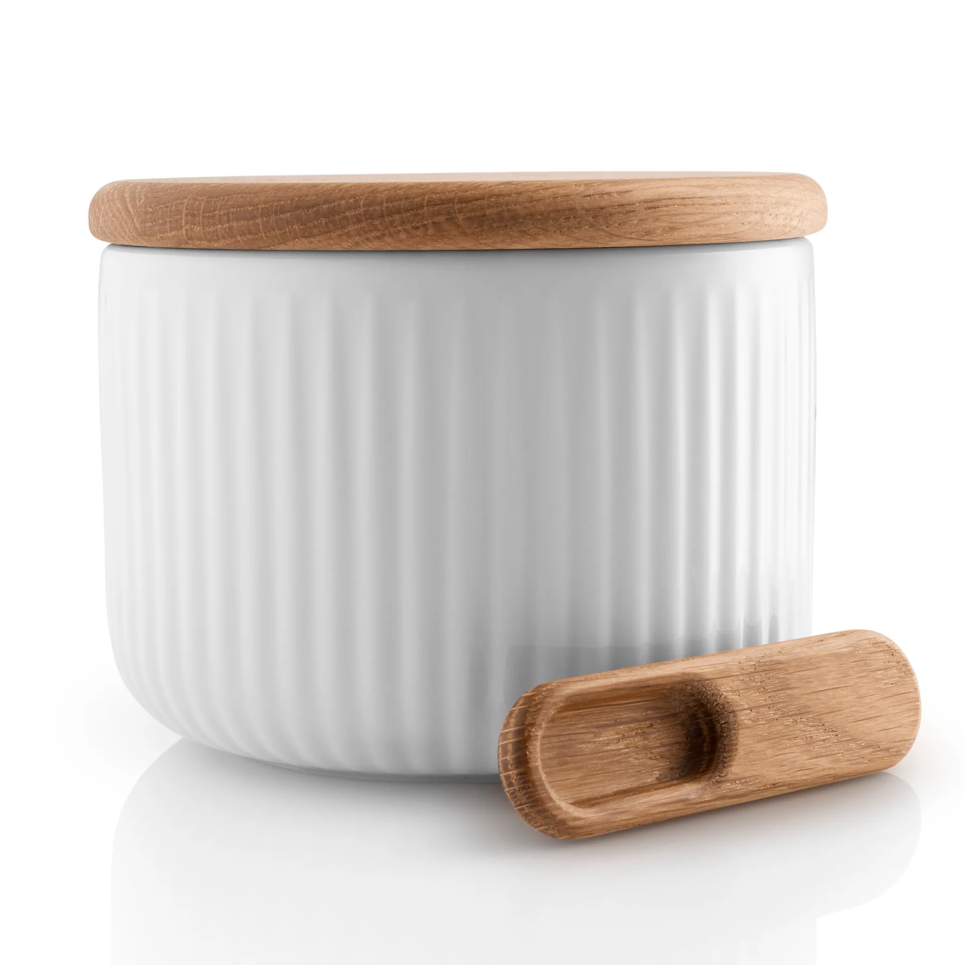 Eva Trio Legio Nova solniczka z łyżeczką, Biały Eva Solo