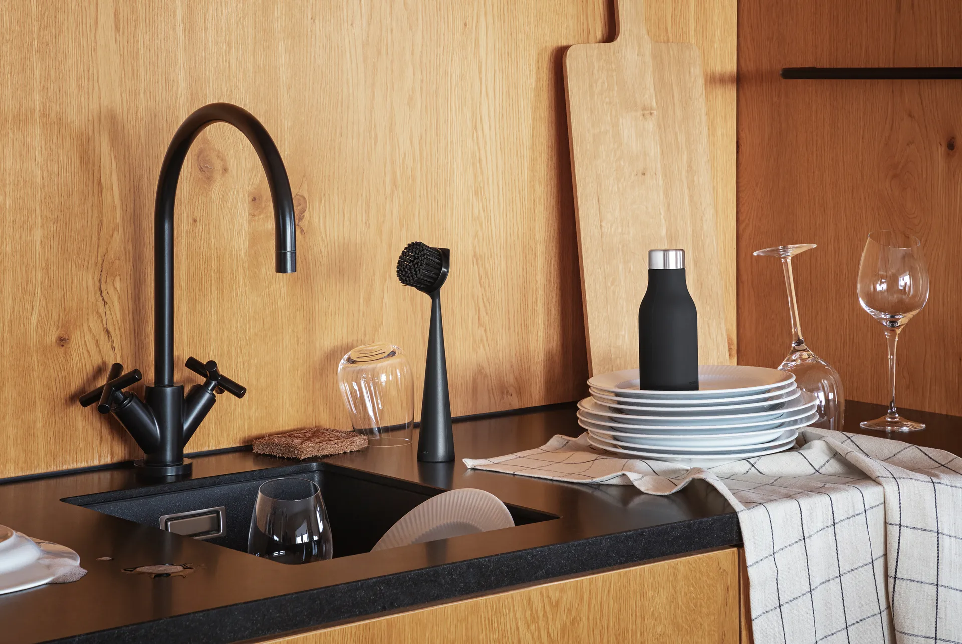 Główka do szczotki do naczyń Eva Solo nylon, Czarny Eva Solo