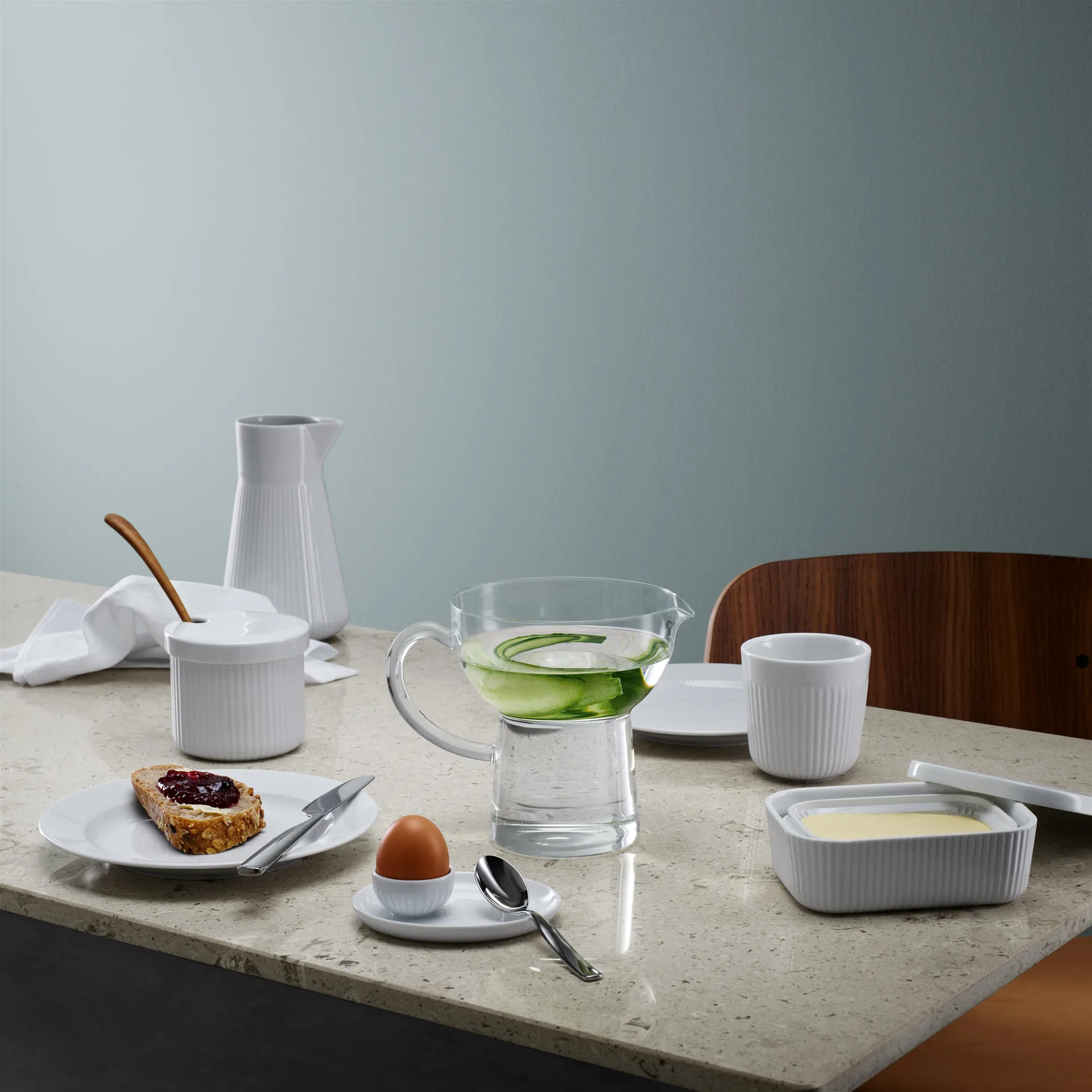 Kieliszek do jajek Eva Trio Legio Nova, biały Eva Solo