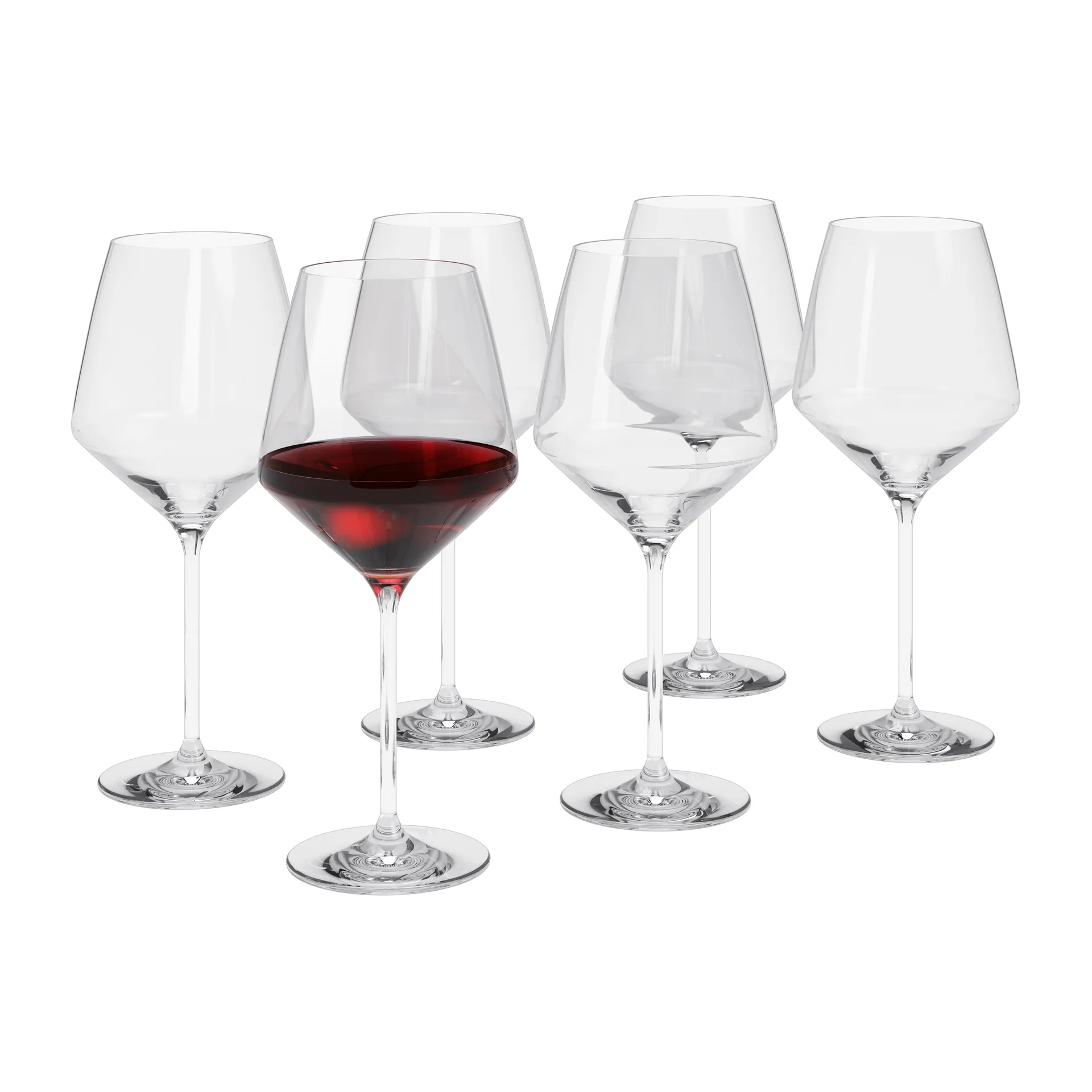 Legio Nova burgundowe kieliszki do wina 650 ml, 6-pak Eva Solo