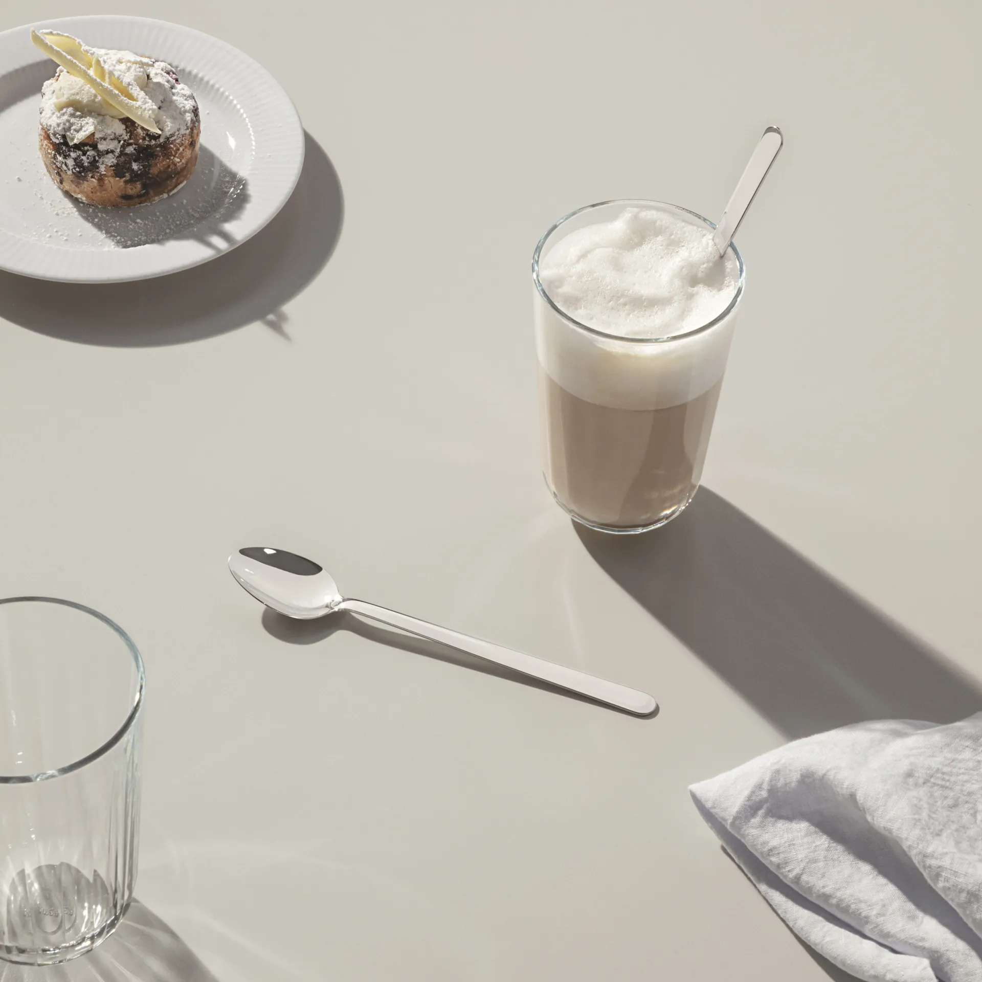Legio Nova café latte łyżeczka 4 szt., Stal nierdzewna Eva Solo