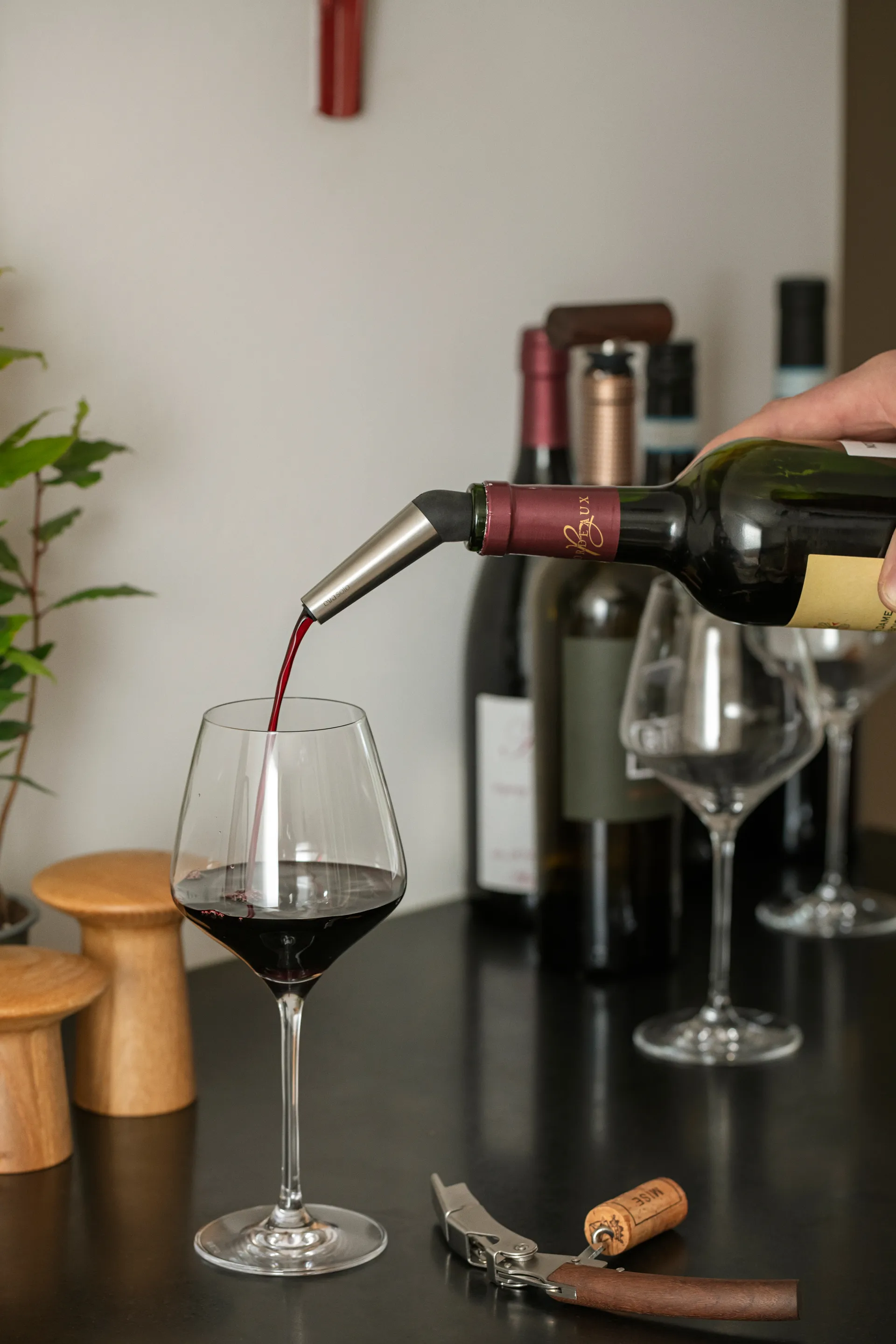 Nalewak do wina z funkcją dekantacji Eva Solo, Black-silver Eva Solo