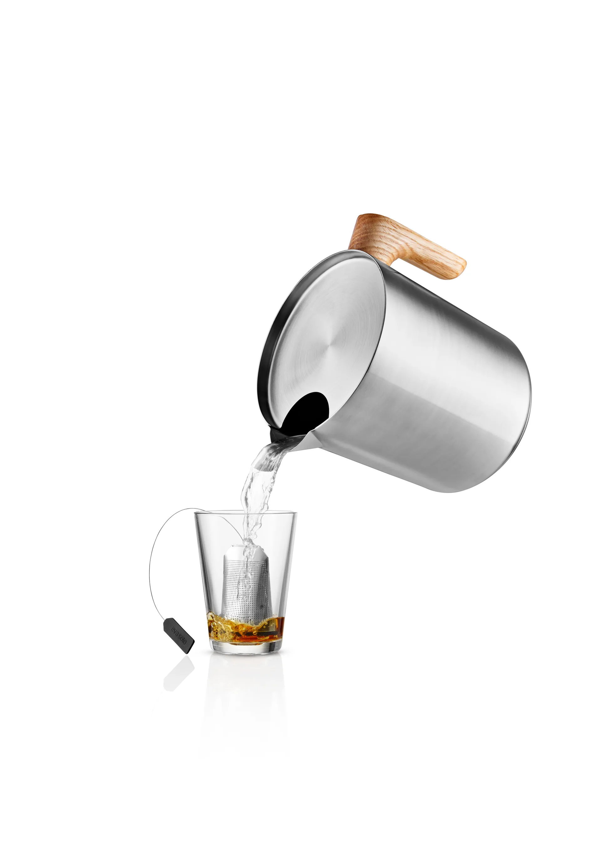 Nordic kitchen czajnik na indukcję 1 L, Szczotkowana stal Eva Solo