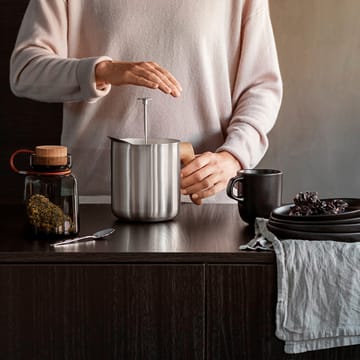 Nordic Kitchen - dzbanek z prasą do herbaty - Stal nierdzewna - Eva Solo