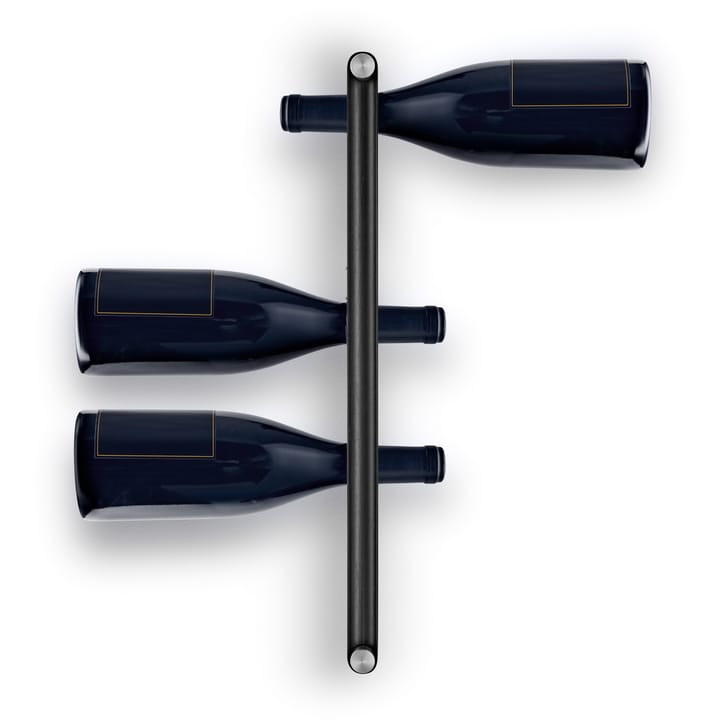 Nordic Kitchen wiszący stojak na wino, Black Eva Solo